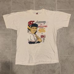 Majestic Ted Williams Splendid Splinter T Shirt Vtg 2002 