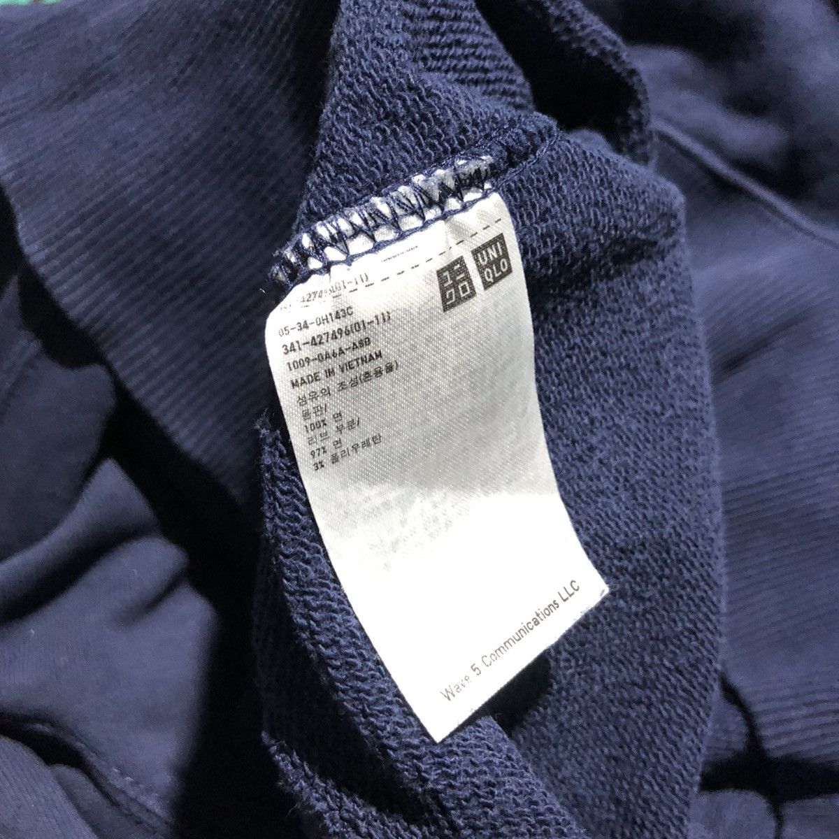 Futura Futura Laboratories Uniqlo Indigo Hoodie Size US L / EU 52-54 / 3 - 8 Thumbnail