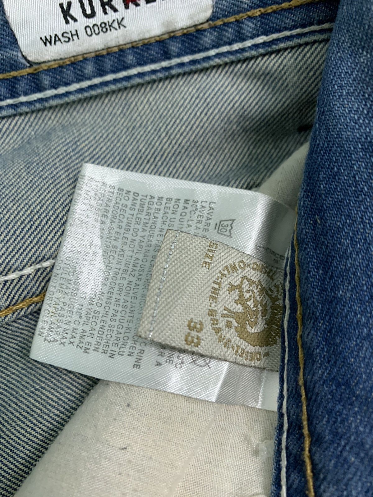 Adidas × Designer × Diesel Vintage AdidasXDiesel Distressed Denim Jeans Size US 32 / EU 48 - 9 Thumbnail