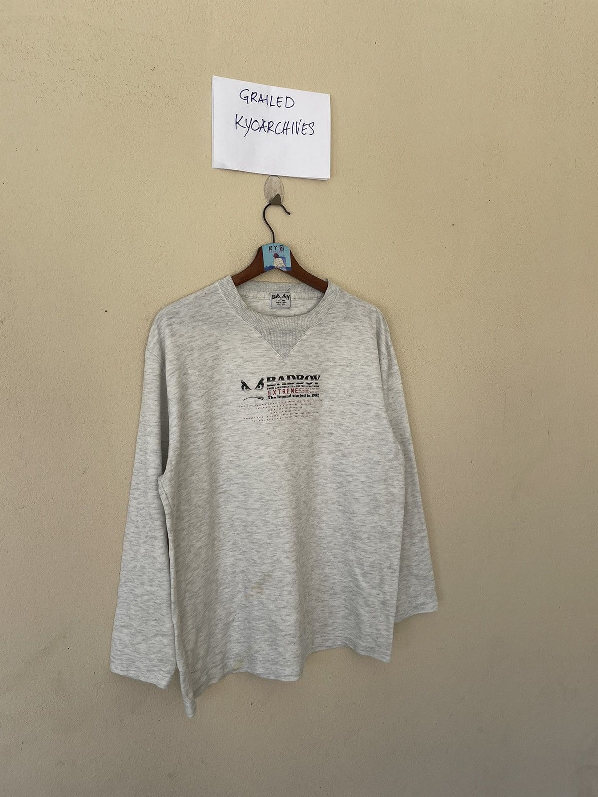 Vintage VINTAGE BAD BOY SWEATSHIRT Size US L / EU 52-54 / 3 - 2 Thumbnail