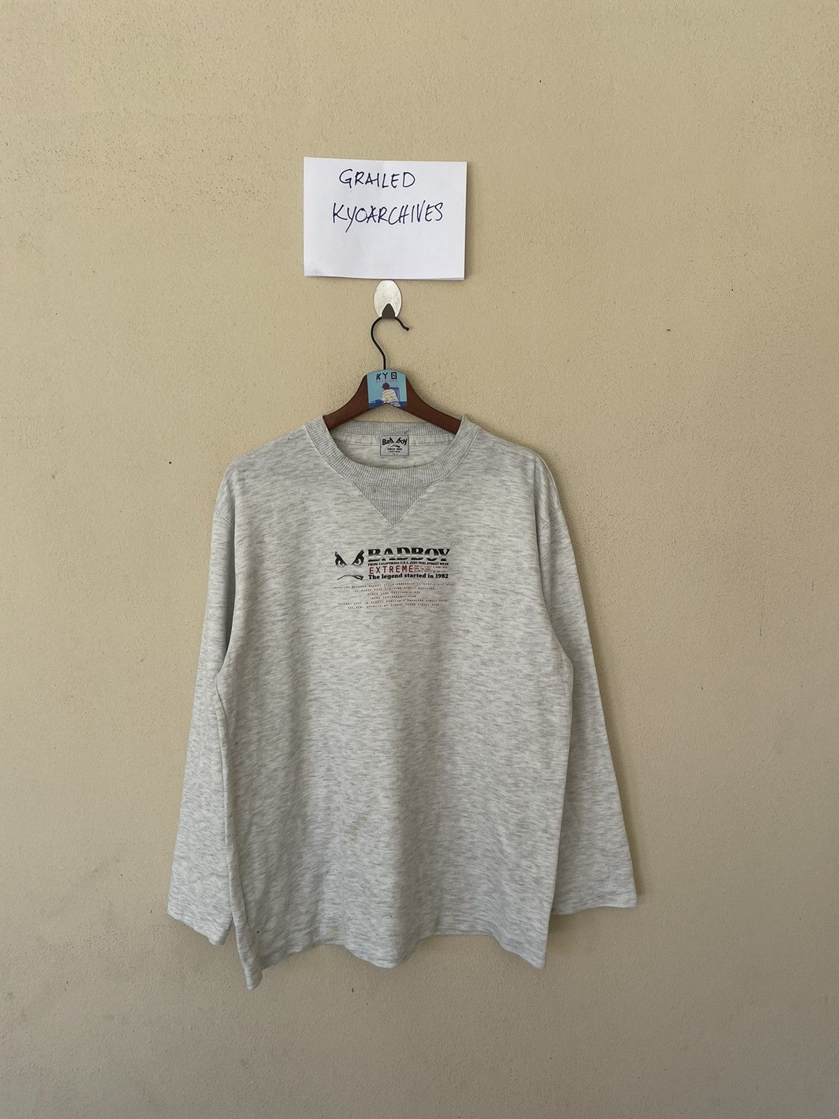 Vintage VINTAGE BAD BOY SWEATSHIRT Size US L / EU 52-54 / 3 - 1 Thumbnail