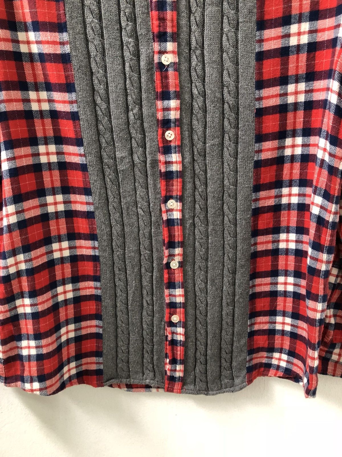 Japanese Brand × United Arrows United Arrows Green Label Relaxing Check Hybrid Flannel Size US M / EU 48-50 / 2 - 4 Thumbnail