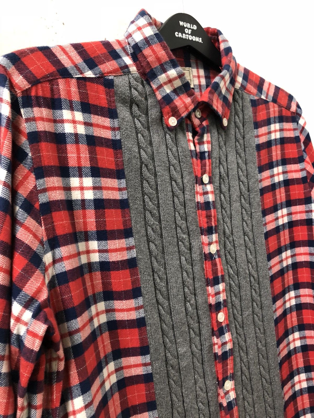 Japanese Brand × United Arrows United Arrows Green Label Relaxing Check Hybrid Flannel Size US M / EU 48-50 / 2 - 1 Thumbnail