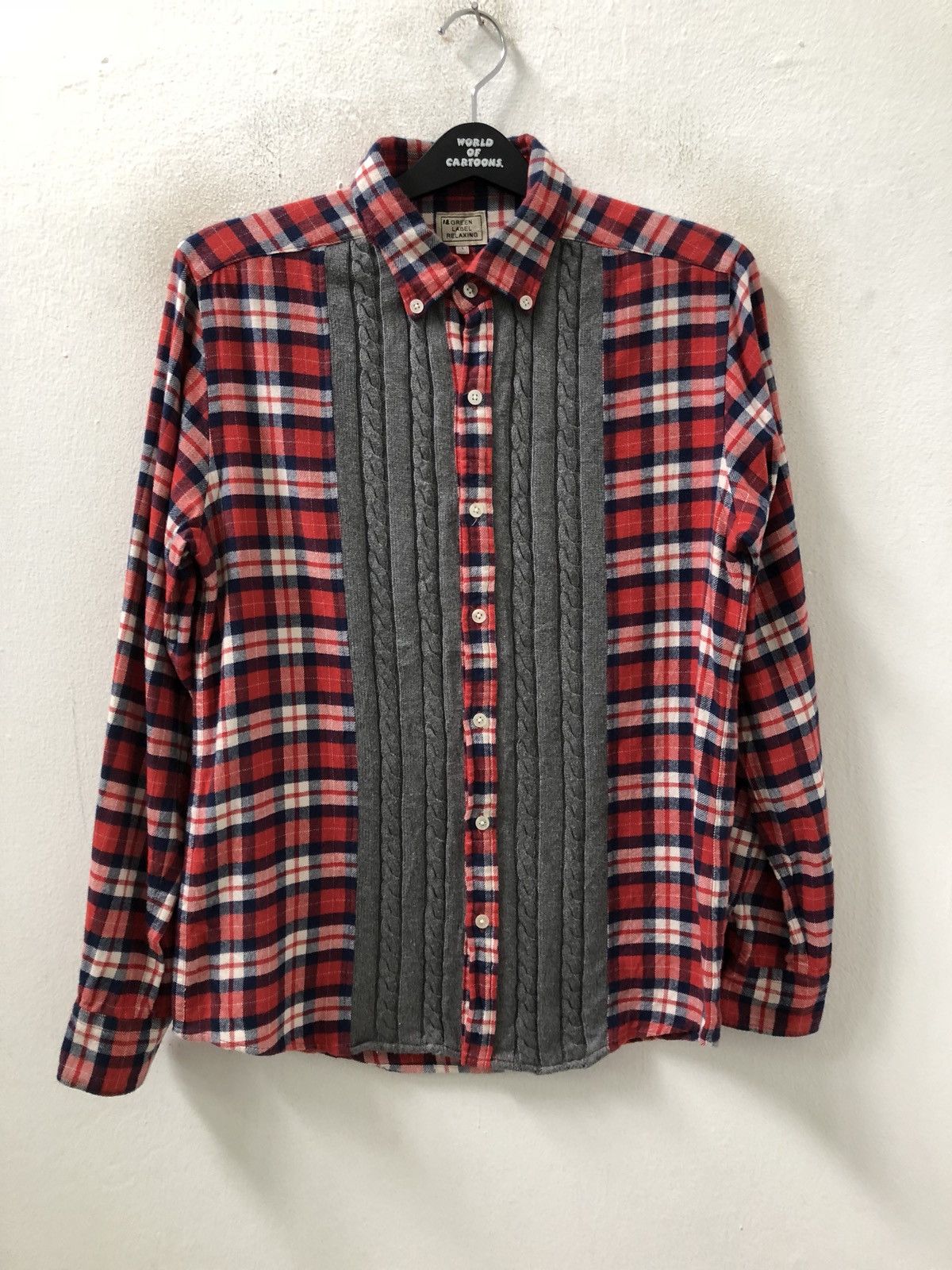 Japanese Brand × United Arrows United Arrows Green Label Relaxing Check Hybrid Flannel Size US M / EU 48-50 / 2 - 3 Thumbnail