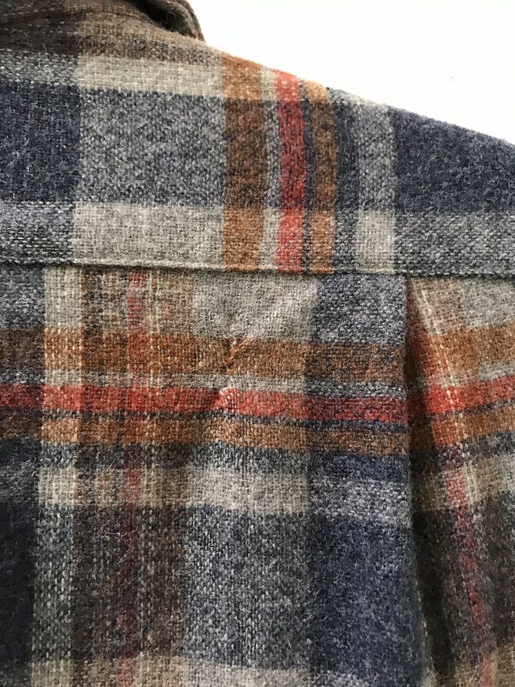 Pendleton Vintage Pendleton Usa Pure Virgin Wool Loop Collar Flannel Size US M / EU 48-50 / 2 - 9 Thumbnail