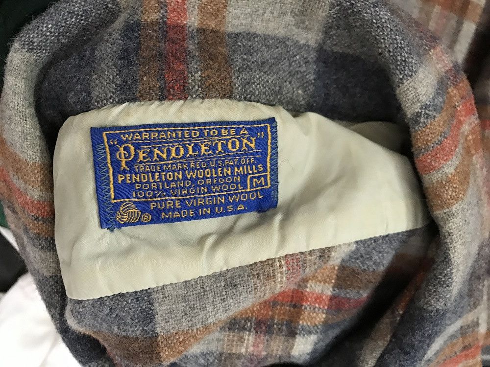 Pendleton Vintage Pendleton Usa Pure Virgin Wool Loop Collar Flannel Size US M / EU 48-50 / 2 - 10 Thumbnail