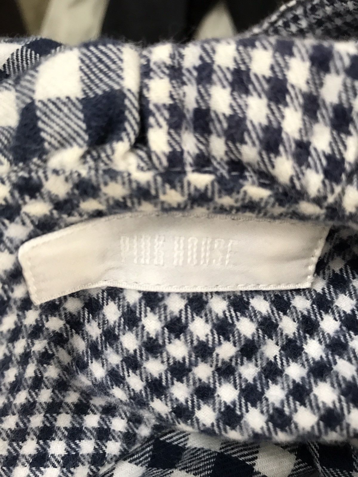 Flannel Vintage Pink House Japan Checkered Plaid Hoodie Flannel Size US M / EU 48-50 / 2 - 8 Thumbnail