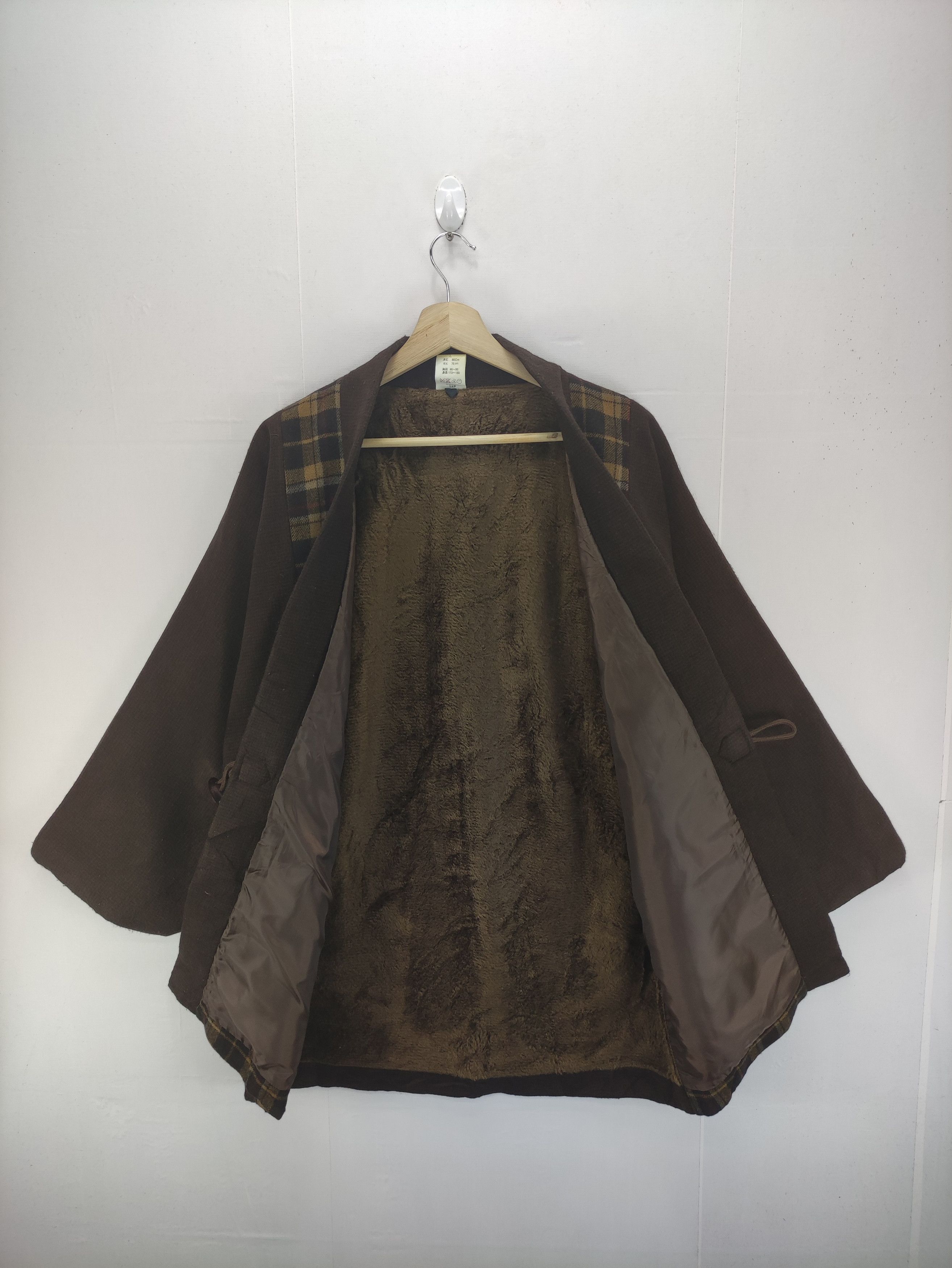 Japanese Brand Vintage Japanese Brand kimono Cardigan Lining Fleece Size US L / EU 52-54 / 3 - 3 Thumbnail