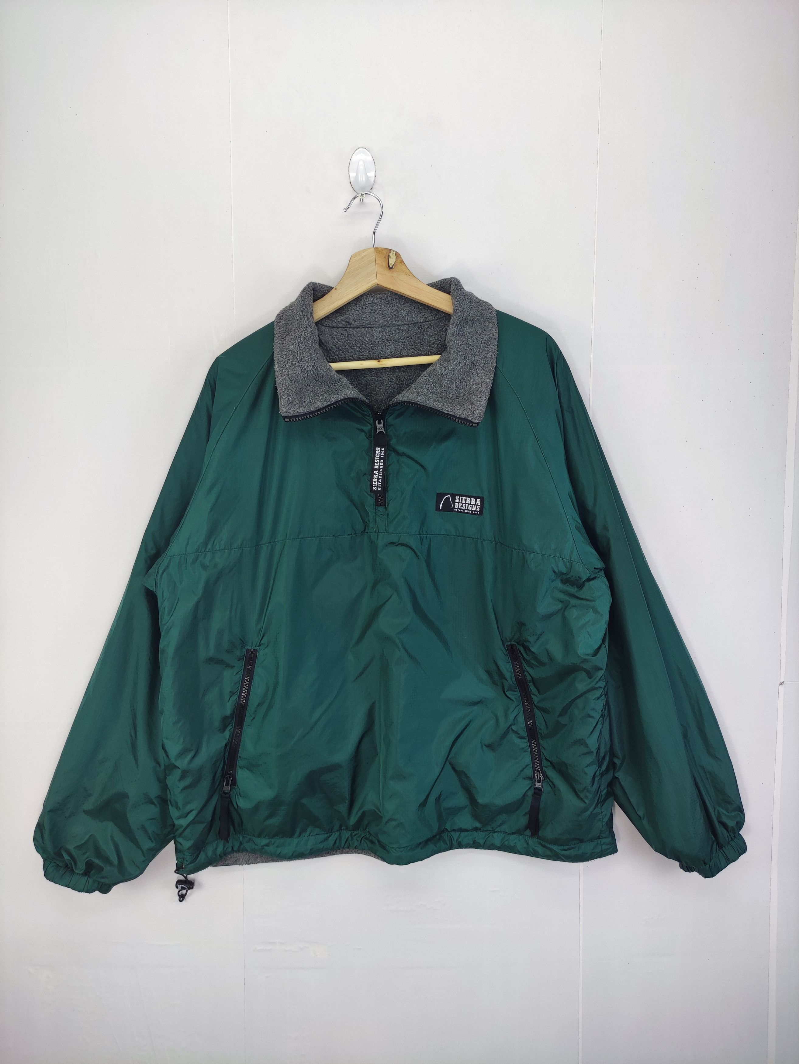 Sierra Designs Vintage Sierra Designs Reversible Jacket Half Zipper Size US L / EU 52-54 / 3 - 7 Thumbnail