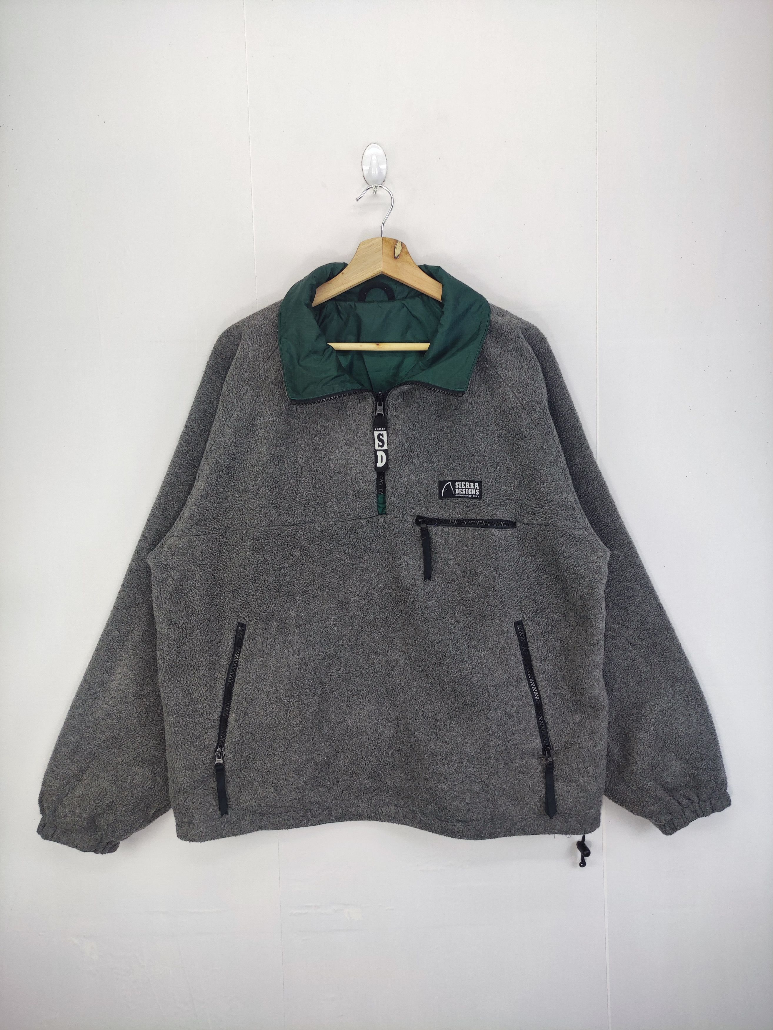 Sierra Designs Vintage Sierra Designs Reversible Jacket Half Zipper Size US L / EU 52-54 / 3 - 1 Thumbnail