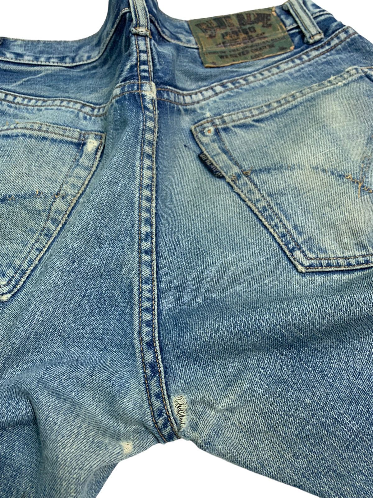 45rpm × Designer Vintage 45RPM Distressed Denim Jeans Size US 32 / EU 48 - 13 Thumbnail