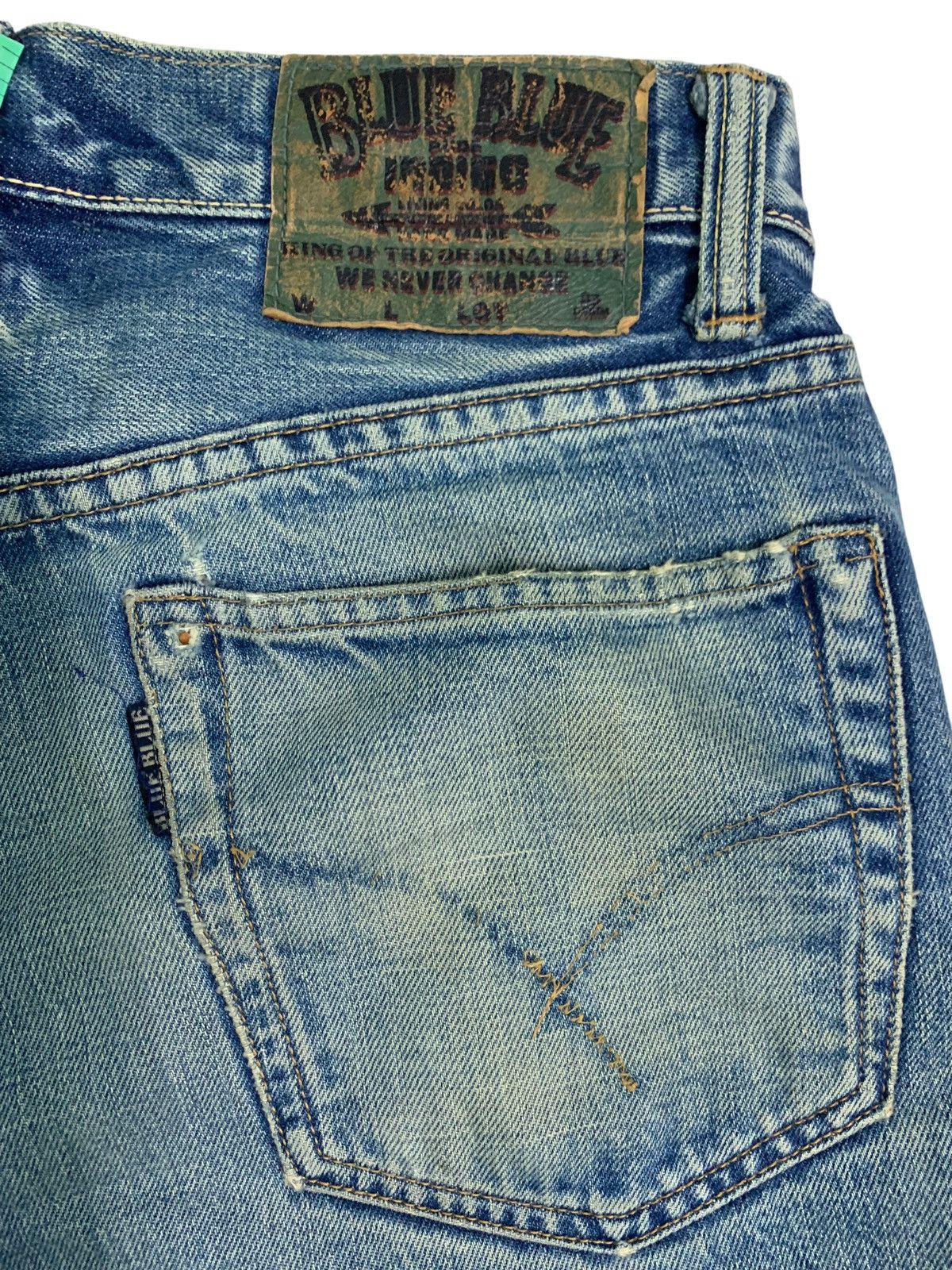 45rpm × Designer Vintage 45RPM Distressed Denim Jeans Size US 32 / EU 48 - 14 Thumbnail