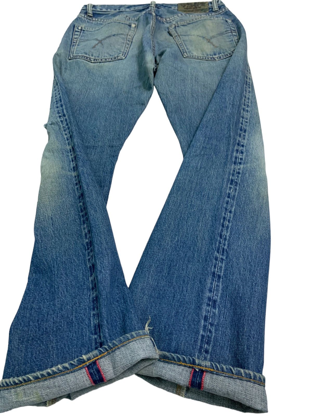 45rpm × Designer Vintage 45RPM Distressed Denim Jeans Size US 32 / EU 48 - 4 Thumbnail