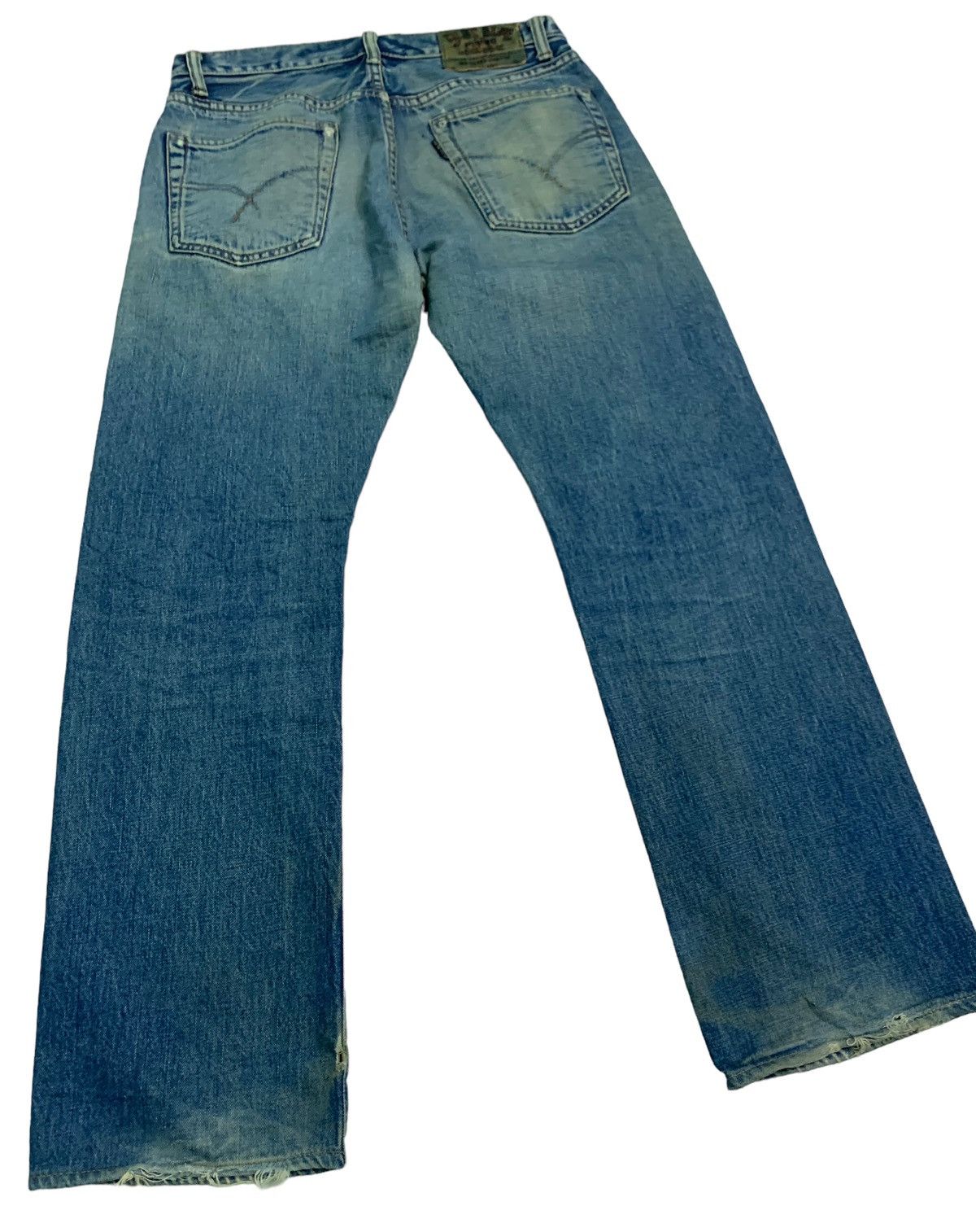 45rpm × Designer Vintage 45RPM Distressed Denim Jeans Size US 32 / EU 48 - 3 Thumbnail
