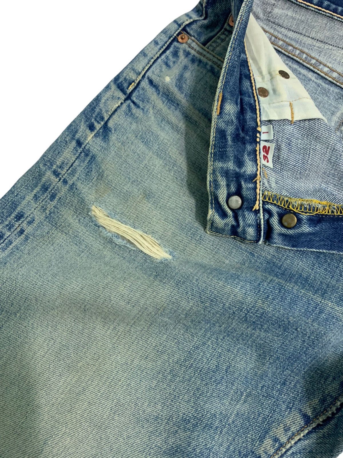 45rpm × Designer Vintage 45RPM Distressed Denim Jeans Size US 32 / EU 48 - 7 Thumbnail