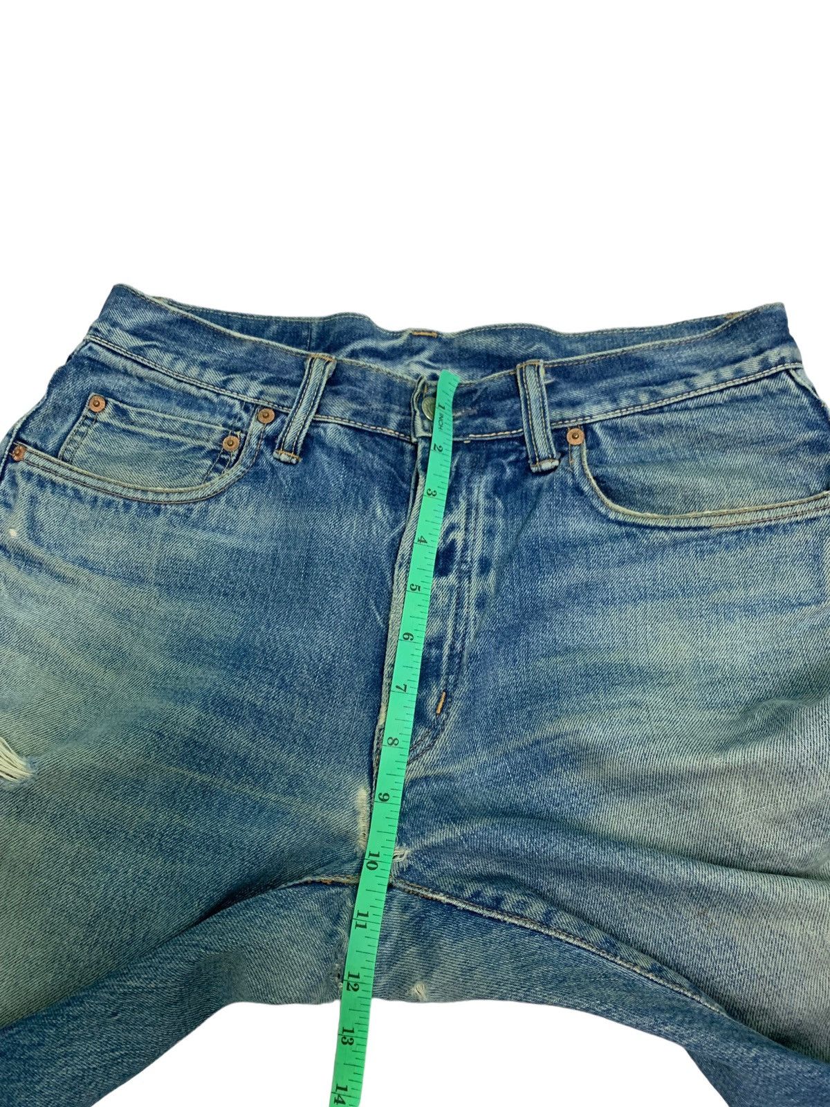 45rpm × Designer Vintage 45RPM Distressed Denim Jeans Size US 32 / EU 48 - 18 Thumbnail