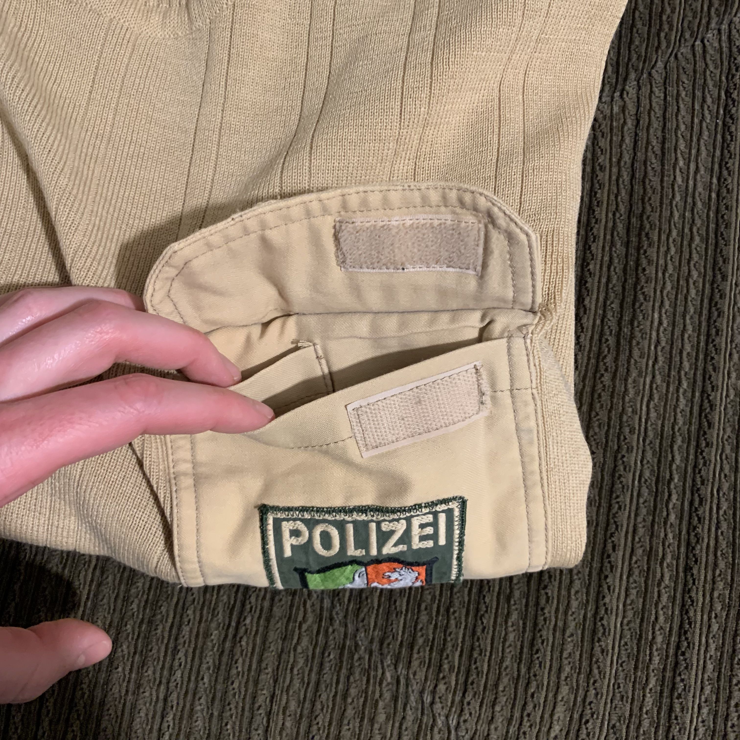 Vintage 70s / 80s Police / POLIZEI Commando Turtleneck Knit Sweater Size US M / EU 48-50 / 2 - 6 Thumbnail