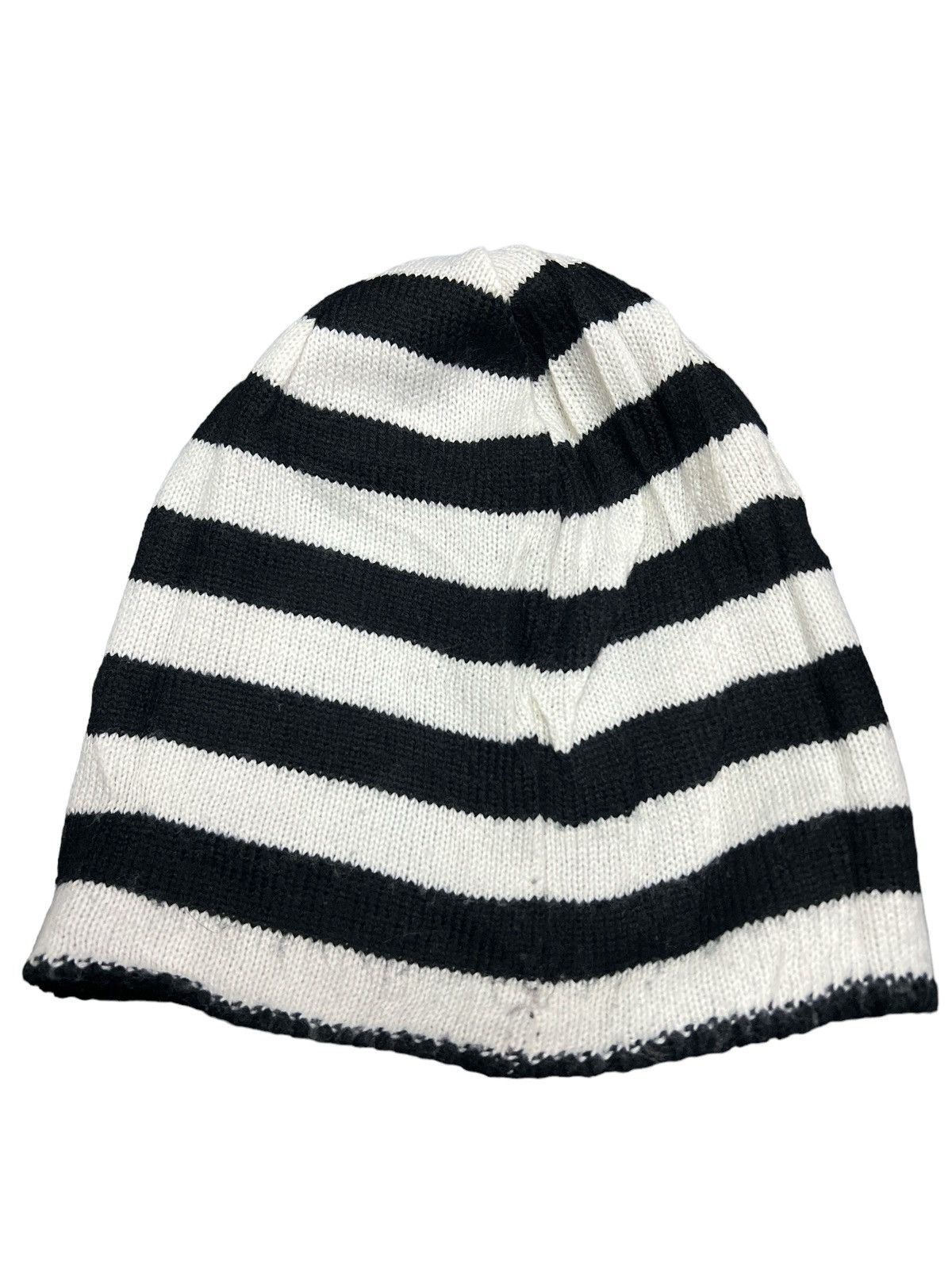 Vintage REVERSIBLE STRIPE SKULL KURT KOBAIN BEANIE HAT Size ONE SIZE - 4 Thumbnail