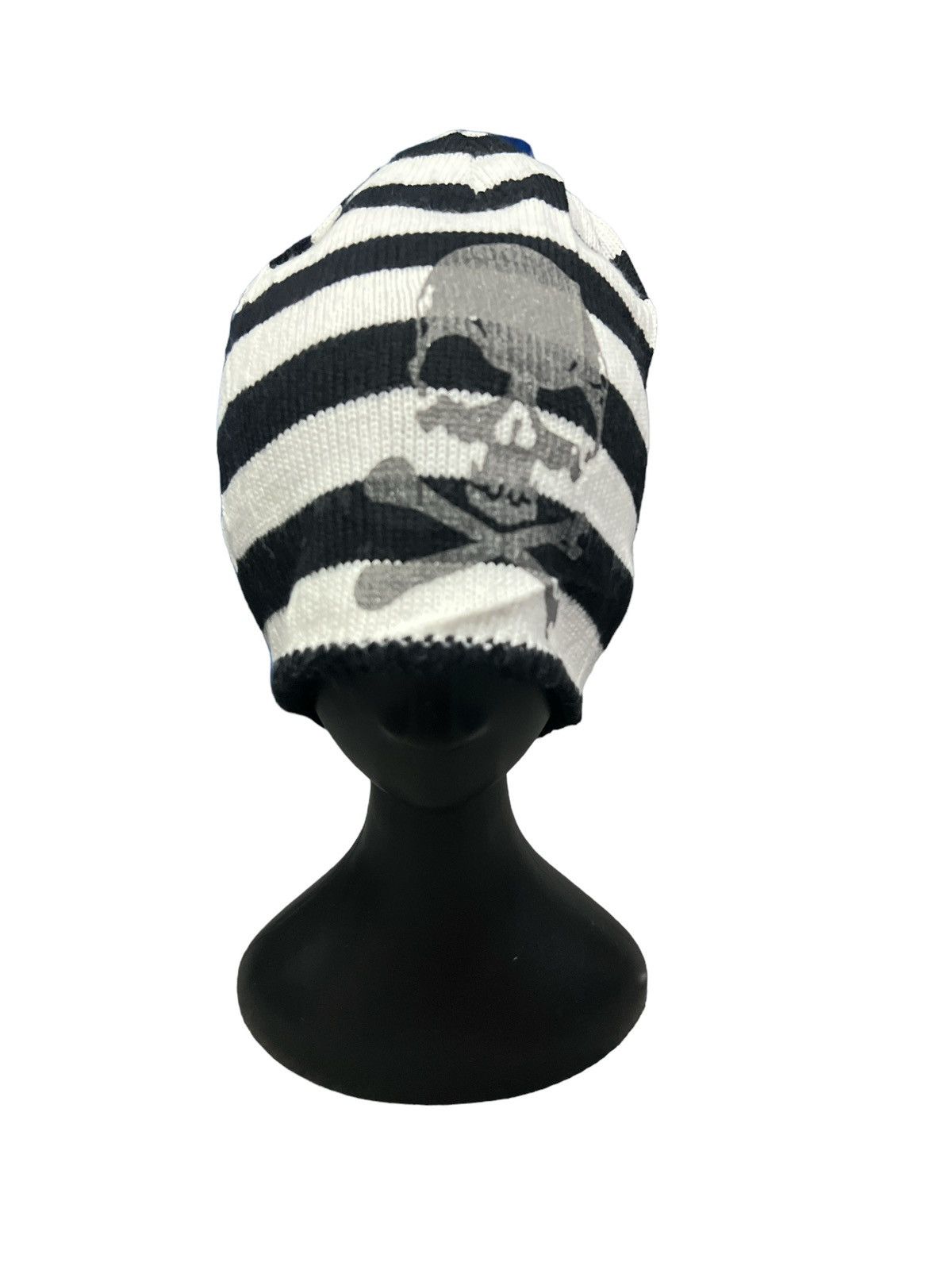 Vintage REVERSIBLE STRIPE SKULL KURT KOBAIN BEANIE HAT Size ONE SIZE - 2 Thumbnail