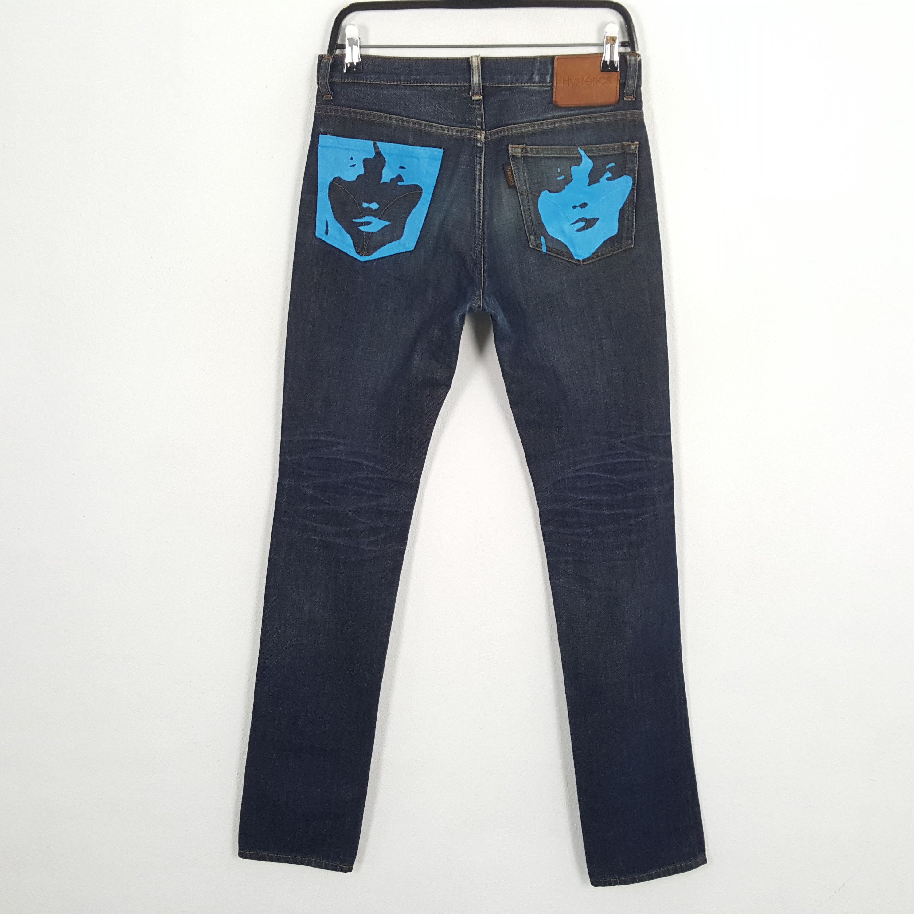 Hysteric Glamour × Japanese Brand × Vintage HYSTERIC GLAMOUR Japanese Brand Custom Art Face Style Jeans Size US 30 / EU 46 - 1 Thumbnail