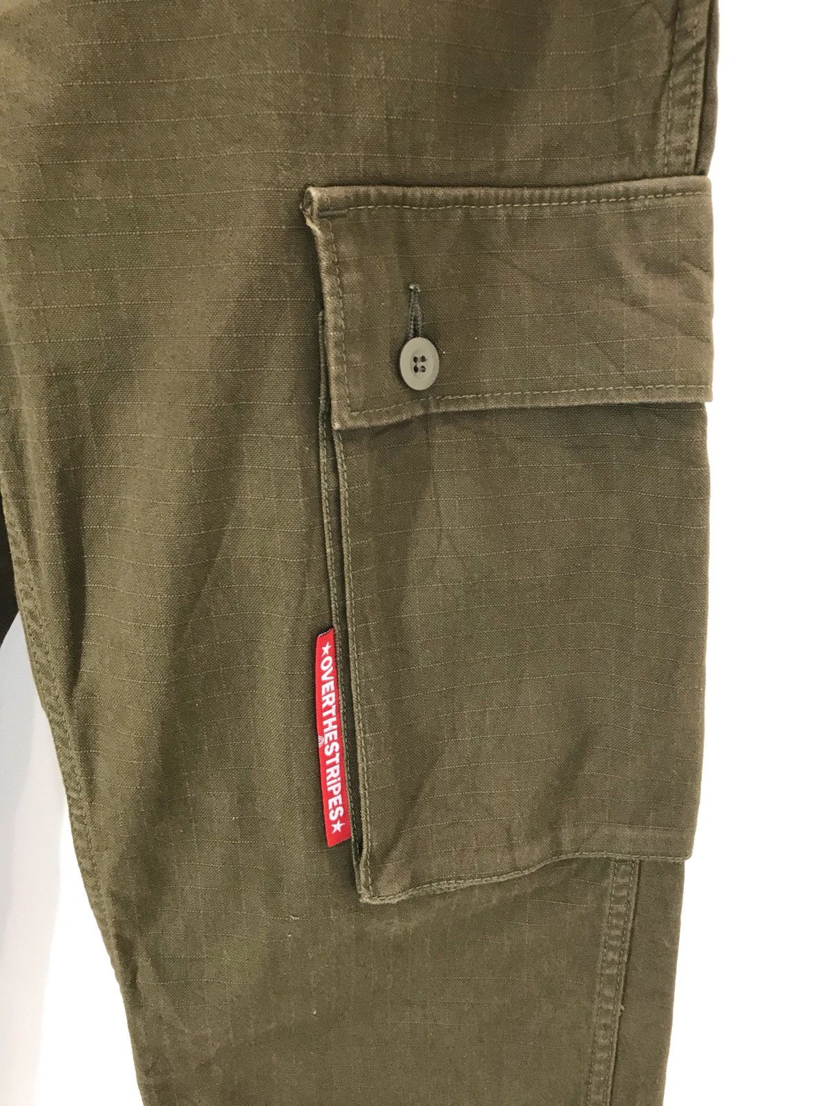 OVER THE STRiPES OVER THE STRIPES Ripstop Military Cargo Monkey Pant Size US 33 - 12 Thumbnail