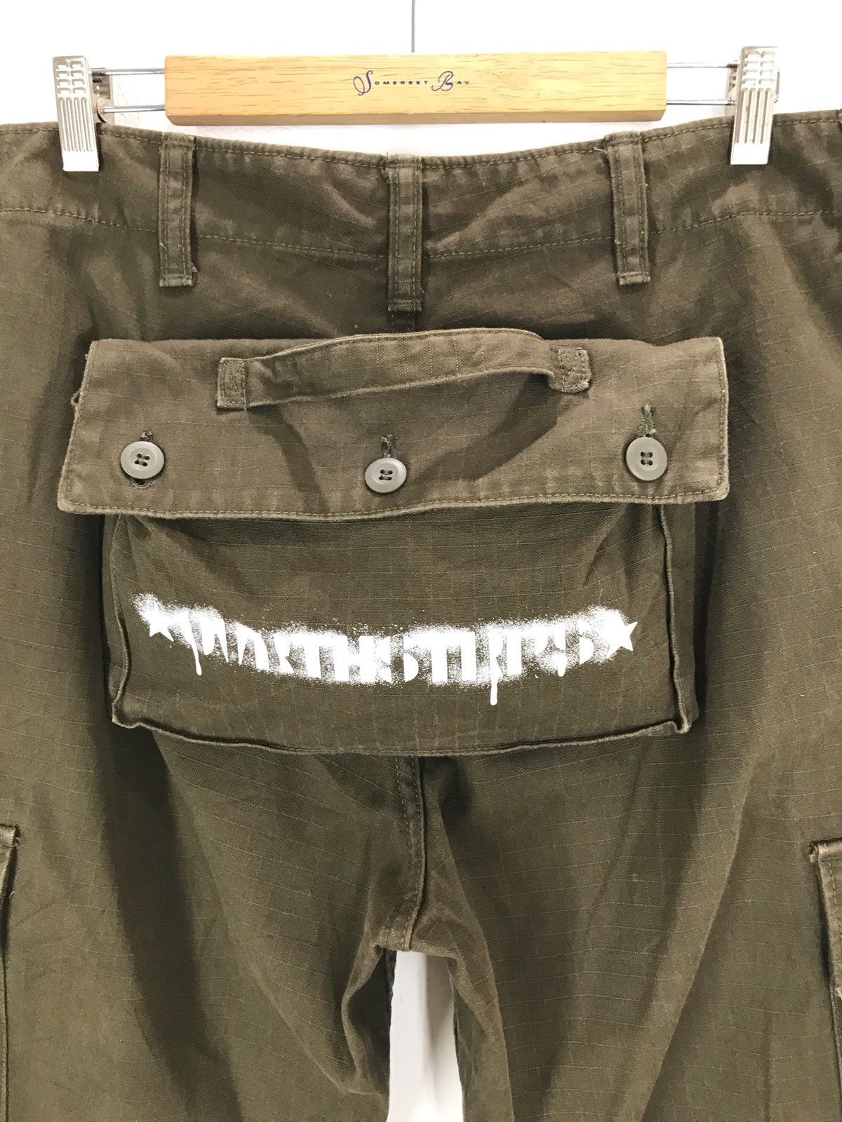 OVER THE STRiPES OVER THE STRIPES Ripstop Military Cargo Monkey Pant Size US 33 - 3 Thumbnail