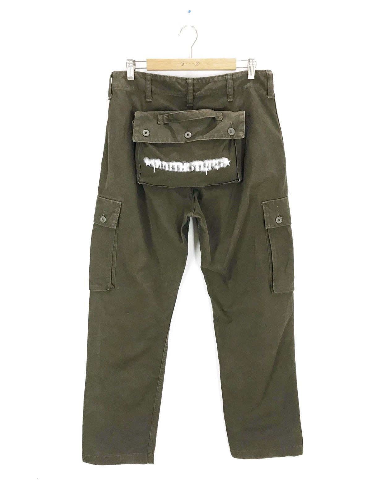 OVER THE STRiPES OVER THE STRIPES Ripstop Military Cargo Monkey Pant Size US 33 - 1 Thumbnail
