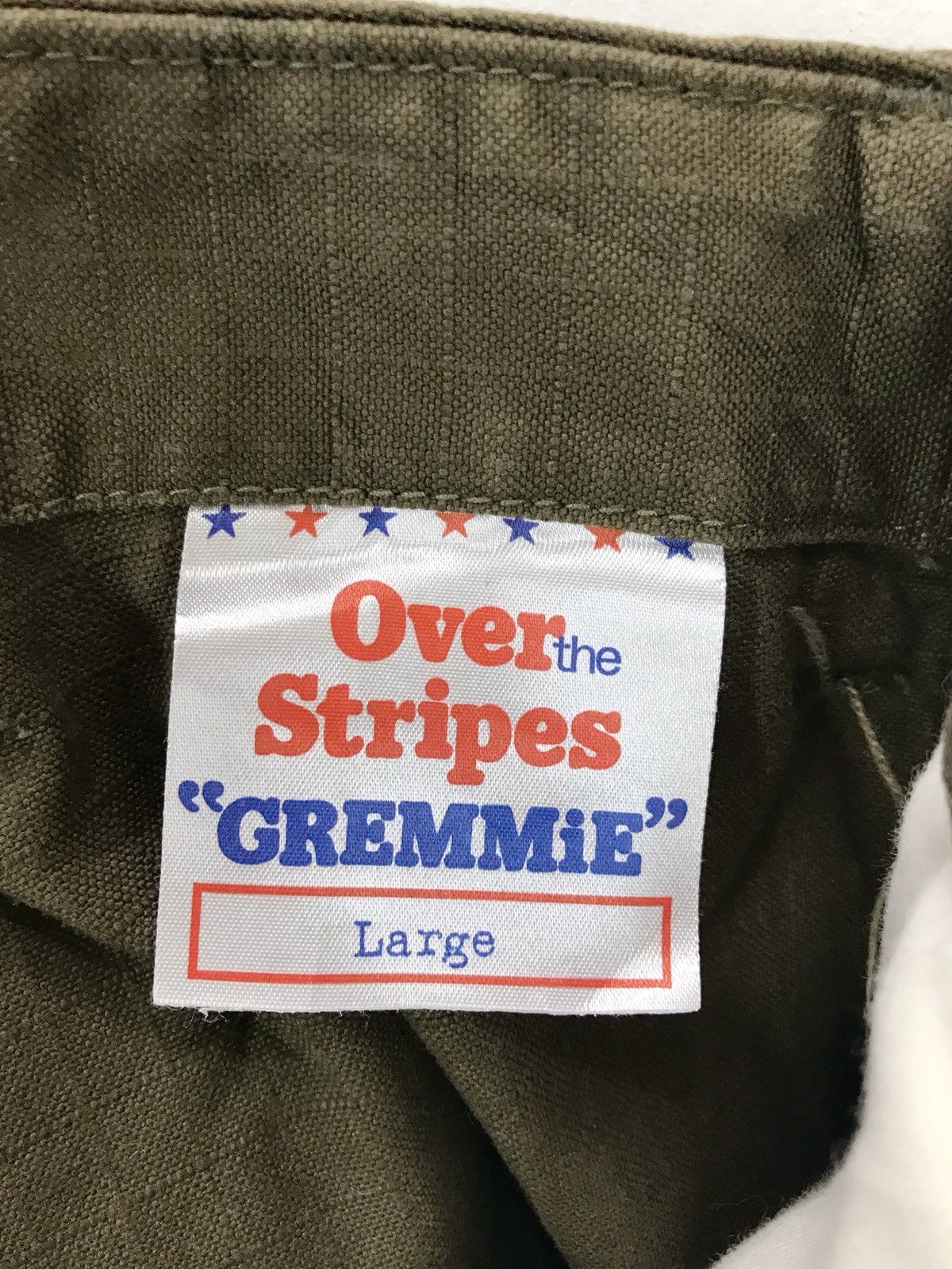 OVER THE STRiPES OVER THE STRIPES Ripstop Military Cargo Monkey Pant Size US 33 - 15 Thumbnail
