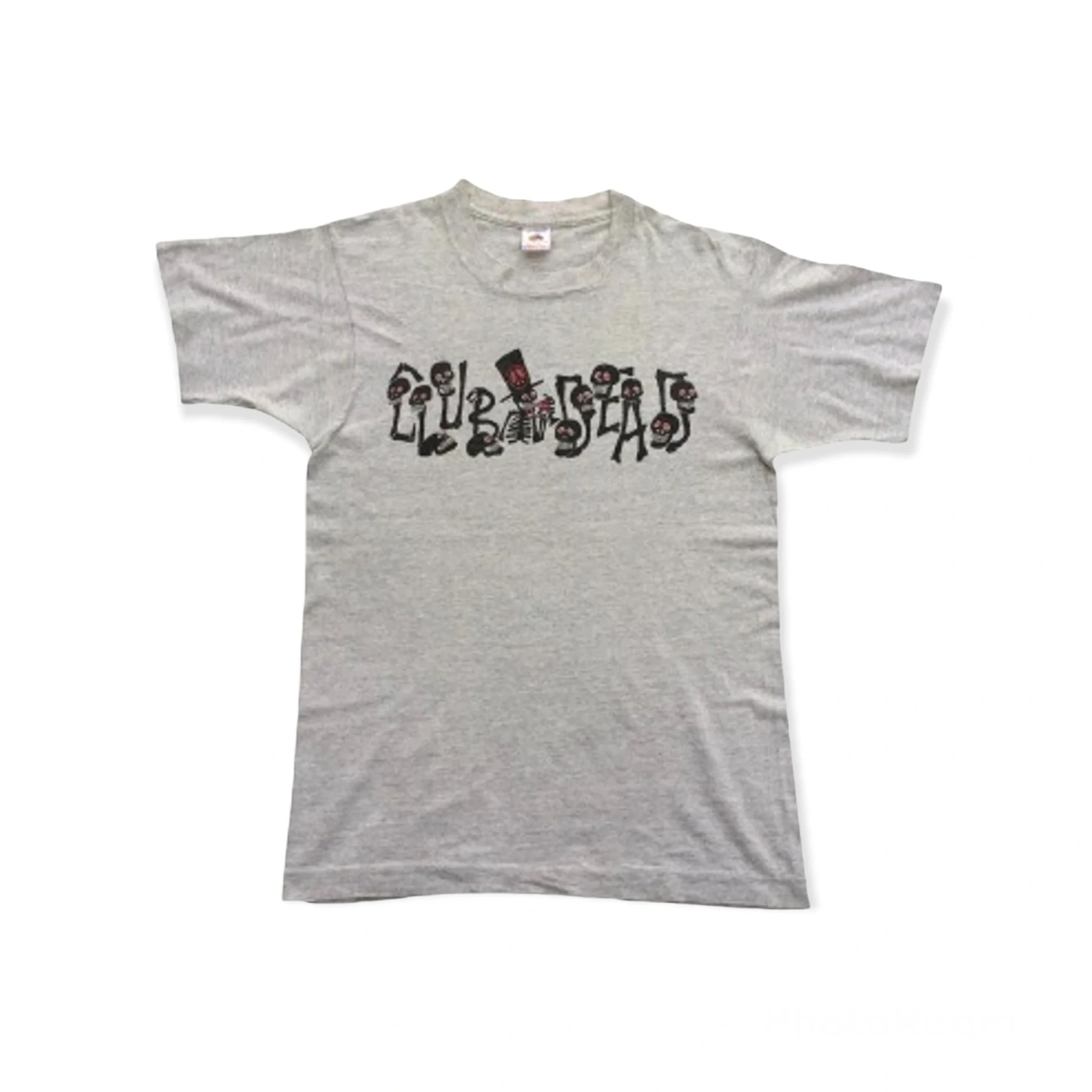 image of Band Tees x Rock Band Vintage Club Dead Grateful Dead Single Stitch Tshirt in Grey (Size Medium)