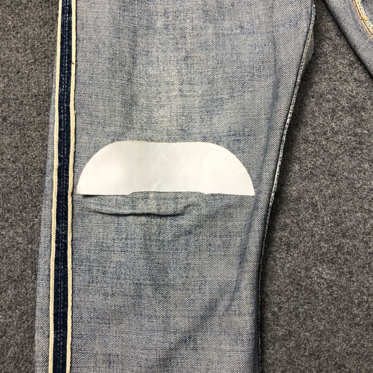Warehouse Vtg 70s Warehouse Double Works Selvedge Distressed Jeans Size US 30 / EU 46 - 23 Thumbnail