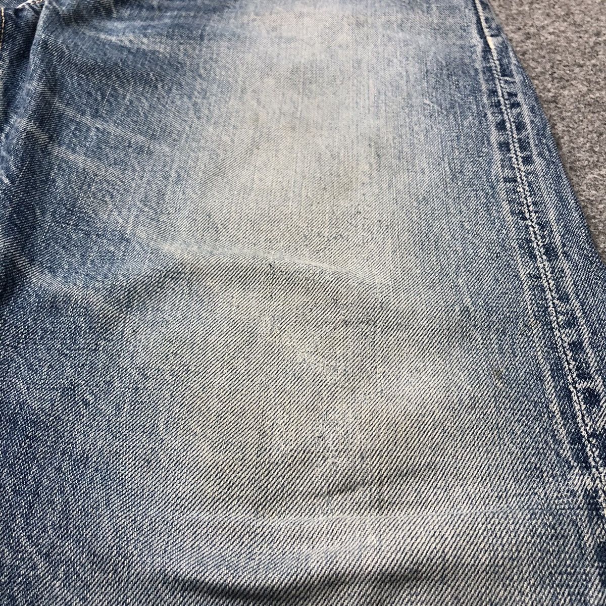 Warehouse Vtg 70s Warehouse Double Works Selvedge Distressed Jeans Size US 30 / EU 46 - 9 Thumbnail