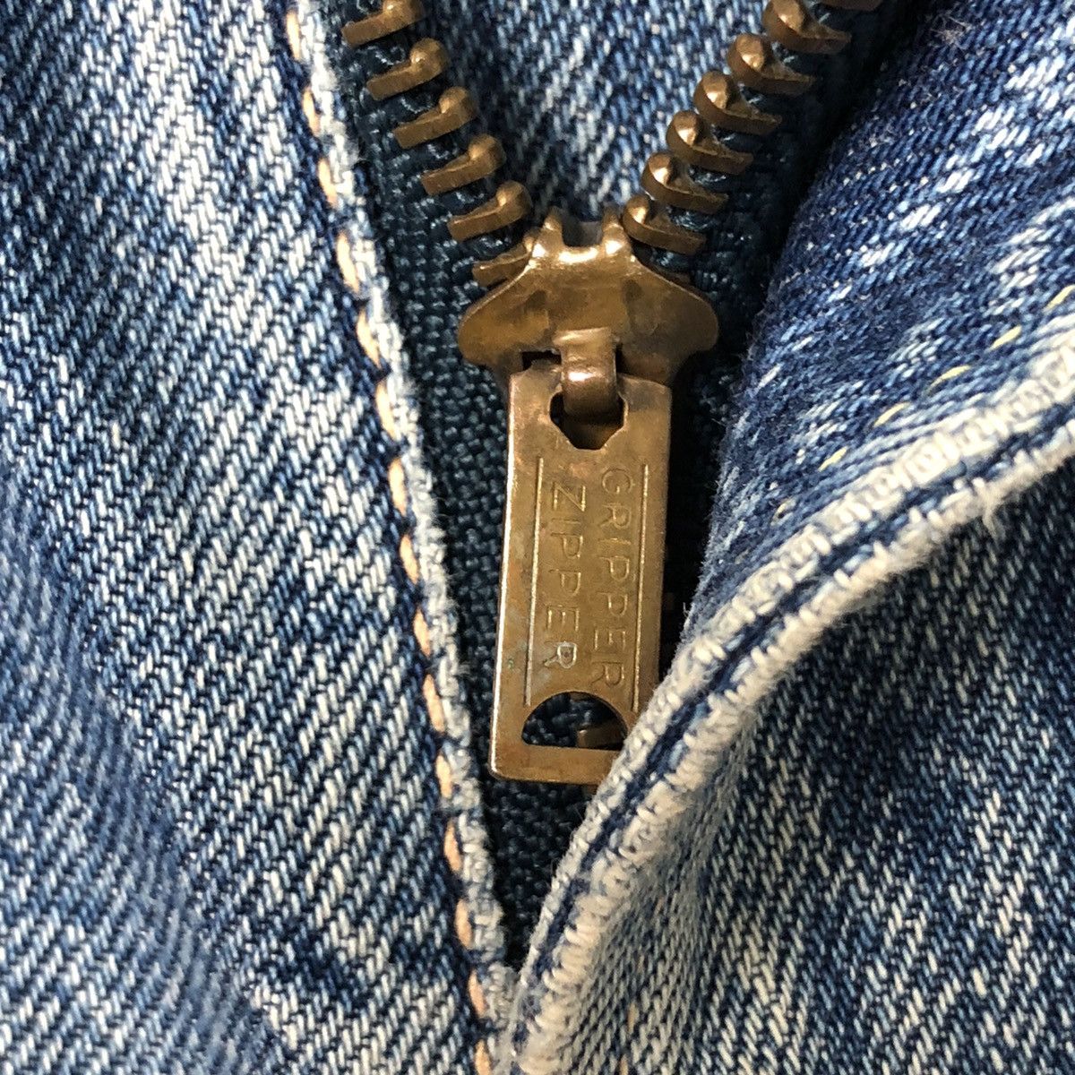 Warehouse Vtg 70s Warehouse Double Works Selvedge Distressed Jeans Size US 30 / EU 46 - 13 Thumbnail