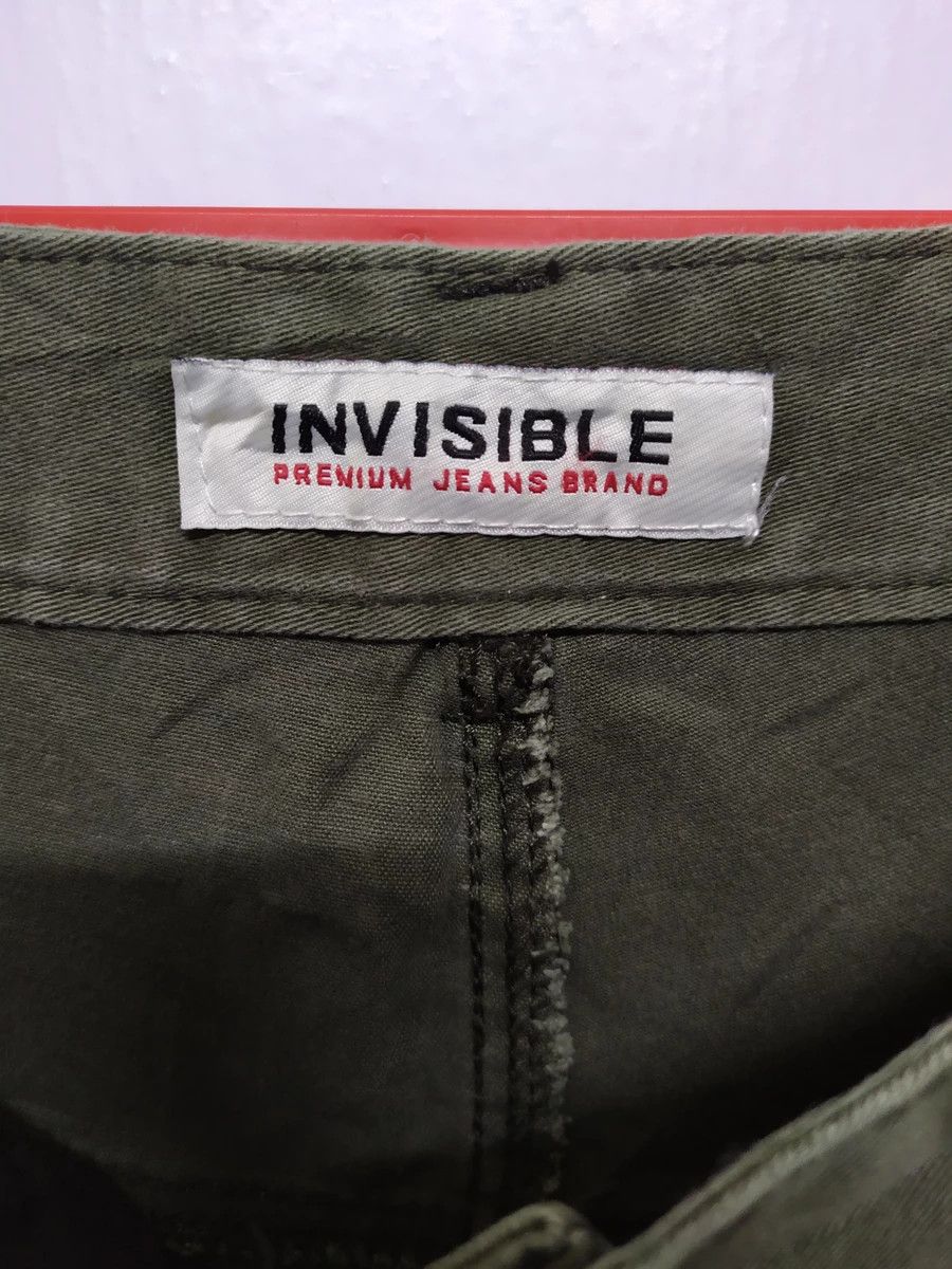 Japanese Brand INVISIBLE FADED SKINNY CARGO PANTS Size US 30 / EU 46 - 7 Thumbnail