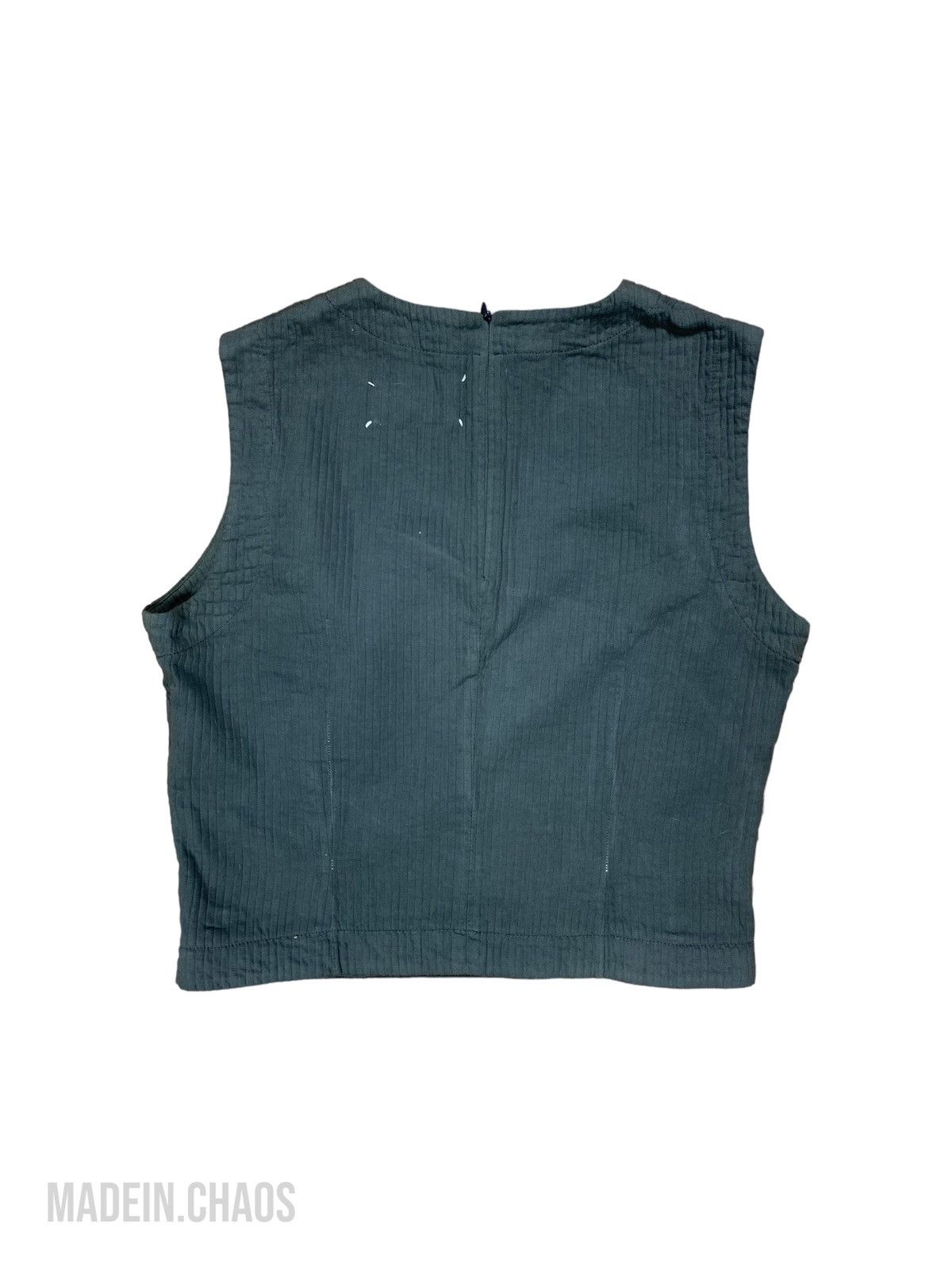 Maison Martin Margiela 90's Blank Label Zip Tanktop