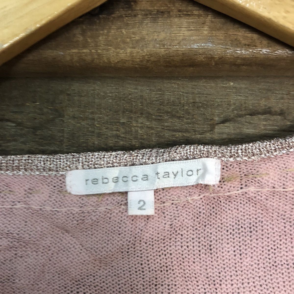 Homespun Knitwear Rebecca Taylor Pink Cardigan knitweat japan #7247 Size M / US 6-8 / IT 42-44 - 7 Thumbnail