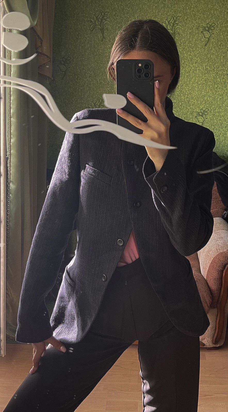 hannes roether Hannes Roether avant garde striped linen blazer coat Size L / US 10 / IT 46 - 2 Thumbnail