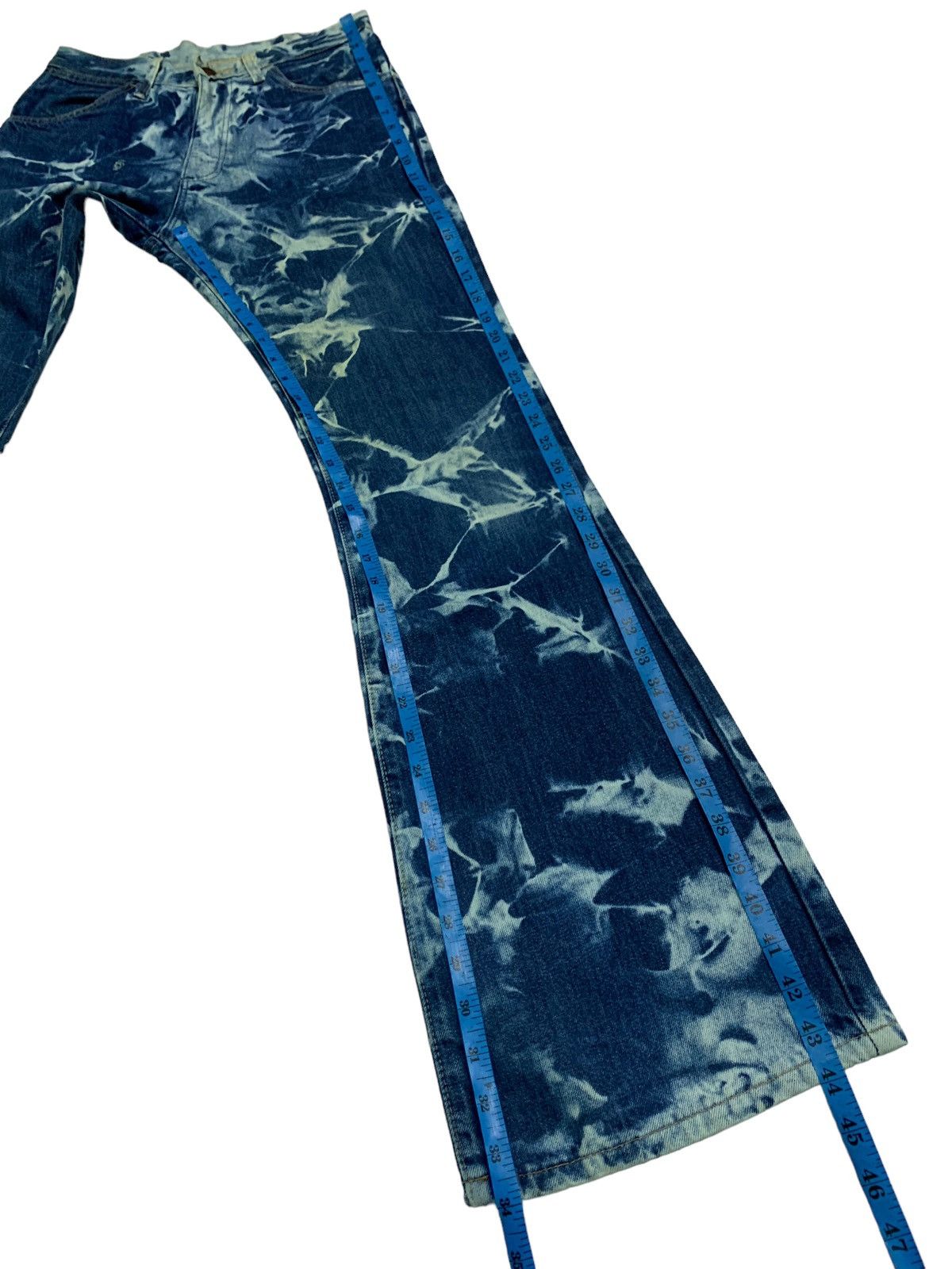 Wrangler 🔥Vintage Wrangler Bleach Blue Wrangler Flare Jeans Size US 29 - 15 Thumbnail