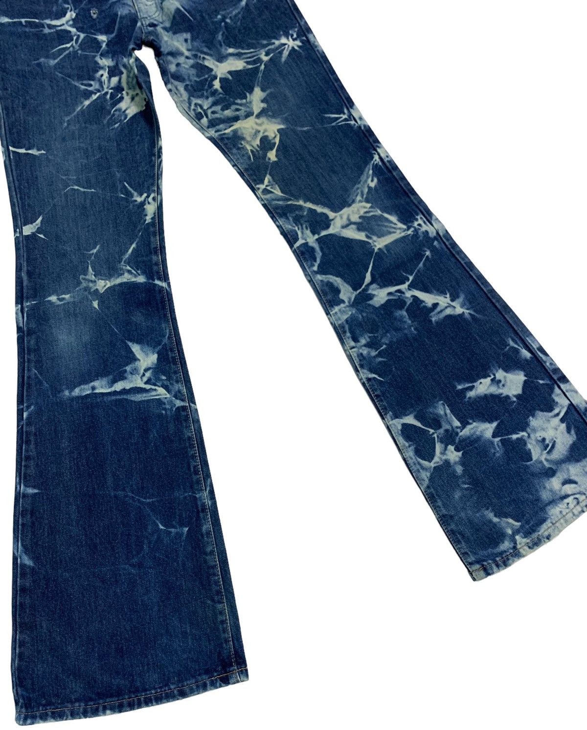 Wrangler 🔥Vintage Wrangler Bleach Blue Wrangler Flare Jeans Size US 29 - 3 Thumbnail