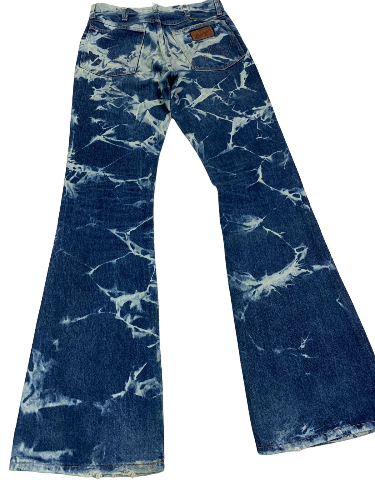 Wrangler 🔥Vintage Wrangler Bleach Blue Wrangler Flare Jeans Size US 29 - 1 Thumbnail