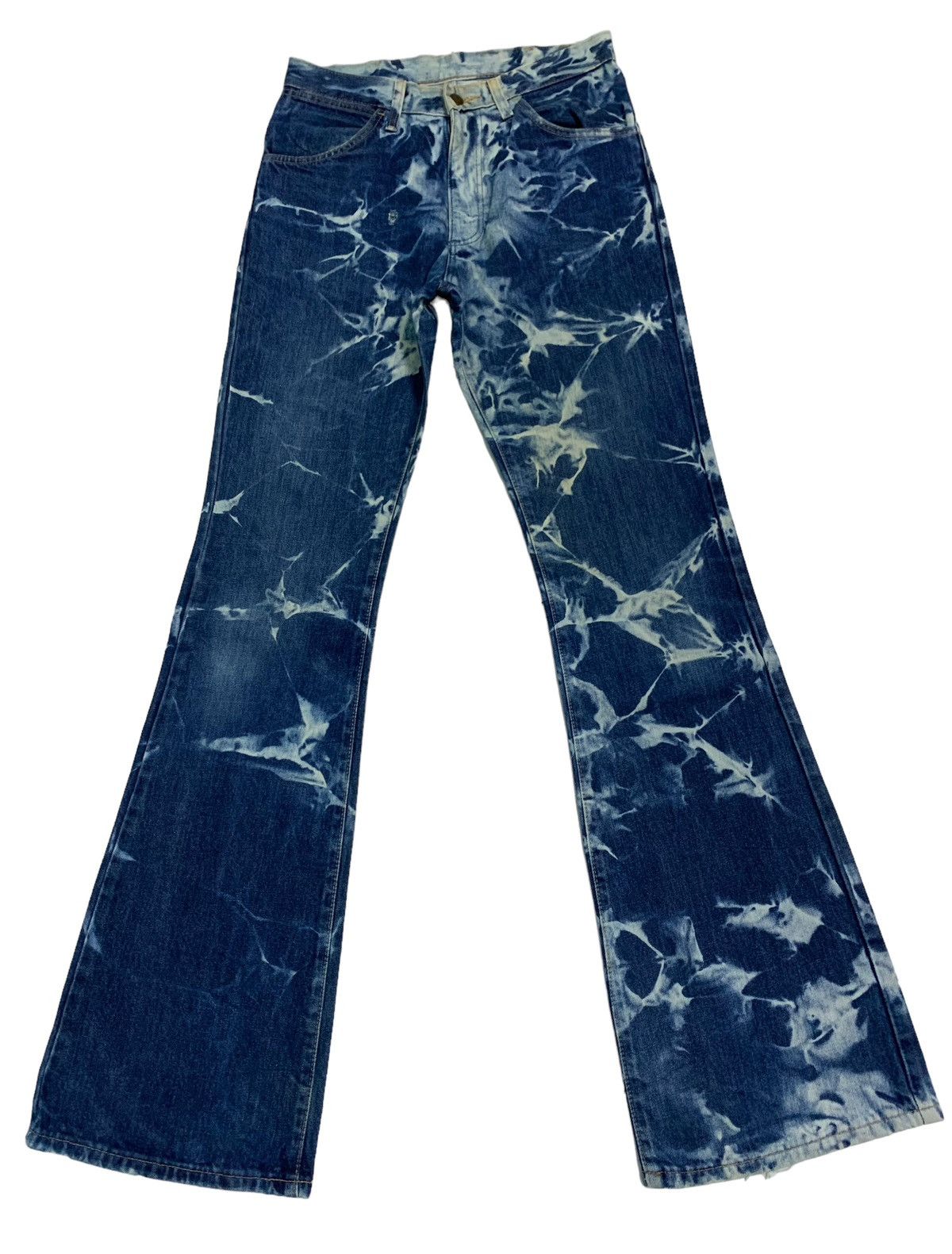 Wrangler 🔥Vintage Wrangler Bleach Blue Wrangler Flare Jeans Size US 29 - 5 Thumbnail