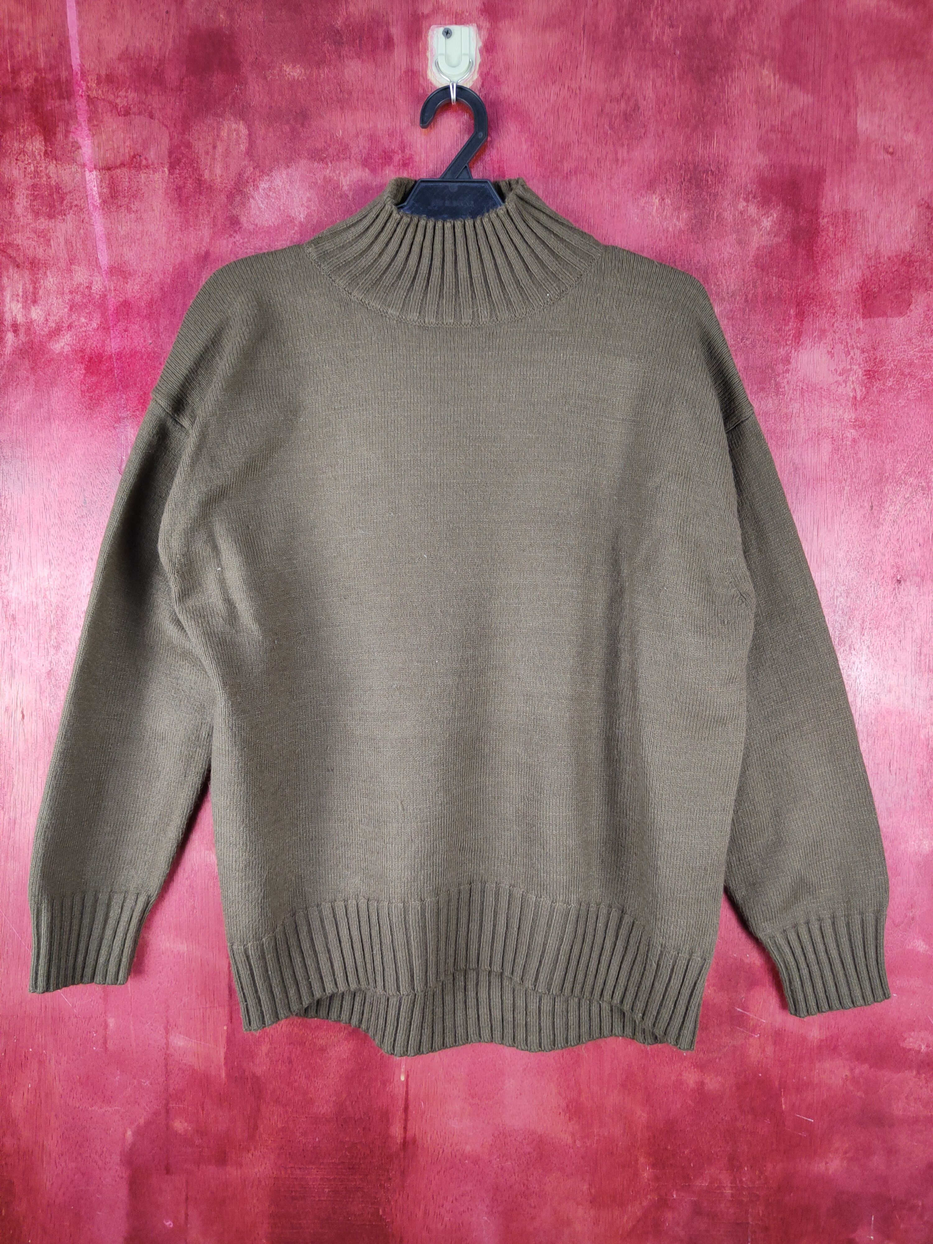 GU GU Dark Brown Knitwear Sweatshirt #S1037 Size US L / EU 52-54 / 3 - 1 Thumbnail