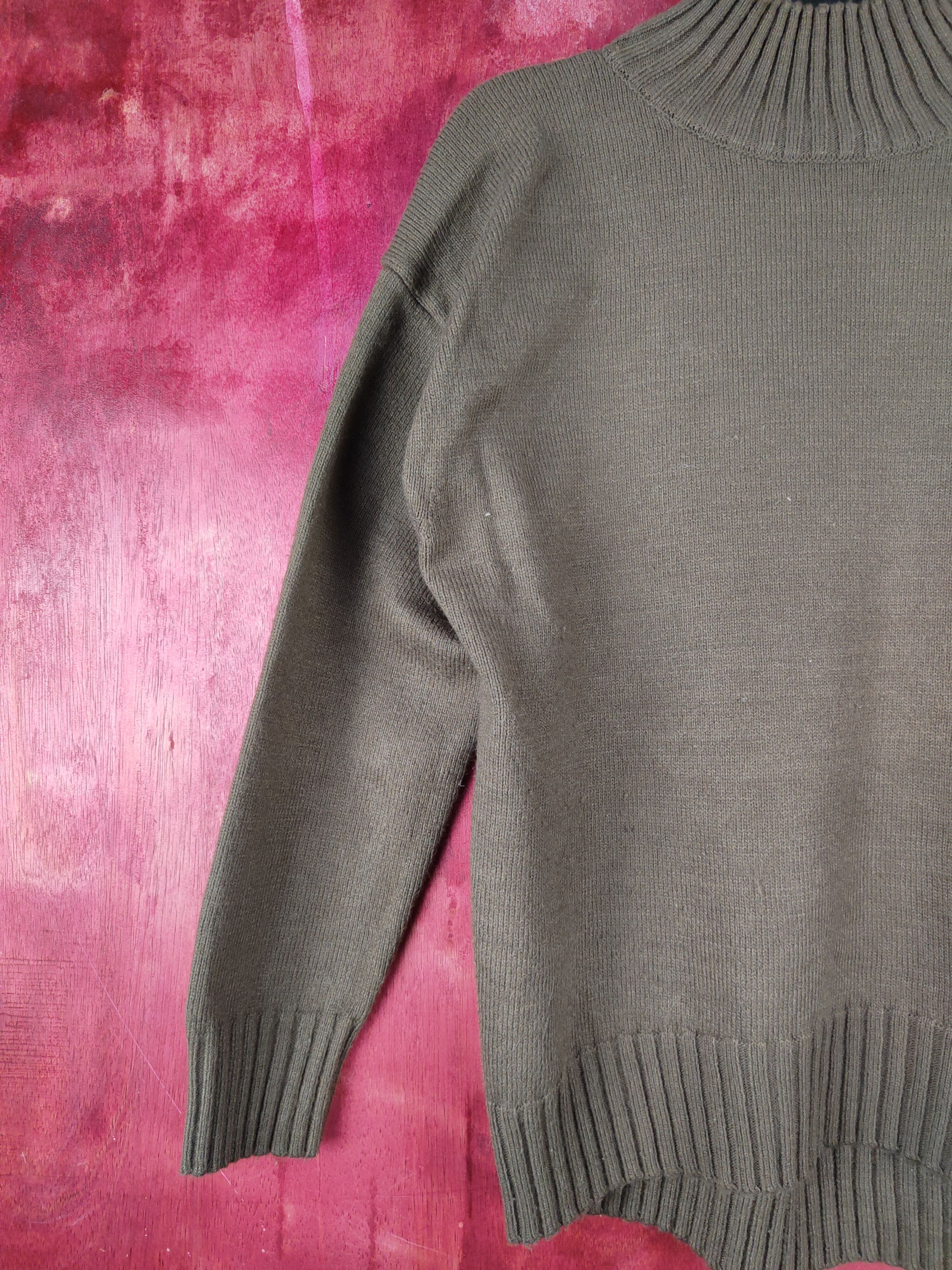 GU GU Dark Brown Knitwear Sweatshirt #S1037 Size US L / EU 52-54 / 3 - 3 Thumbnail