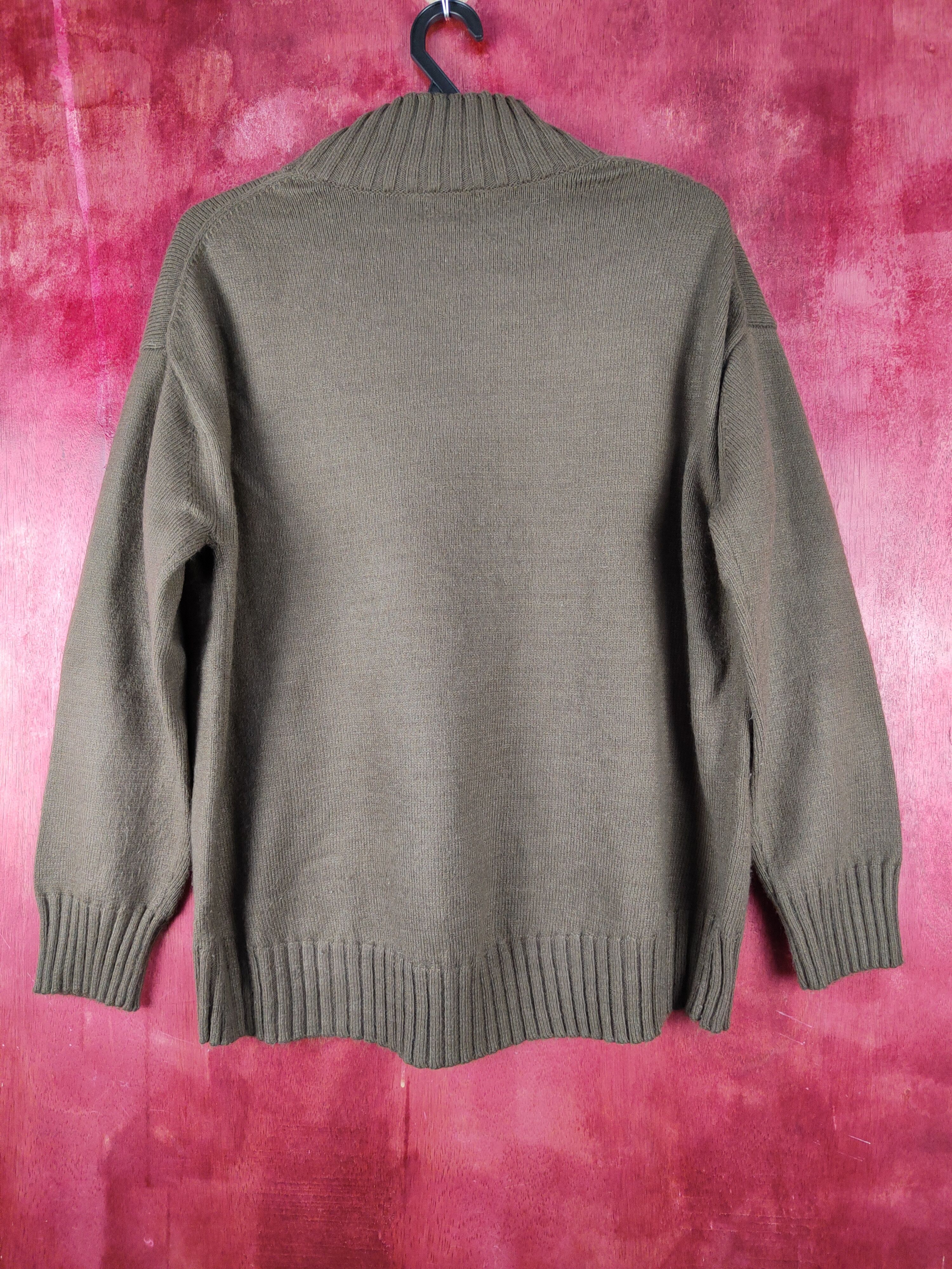 GU GU Dark Brown Knitwear Sweatshirt #S1037 Size US L / EU 52-54 / 3 - 5 Thumbnail