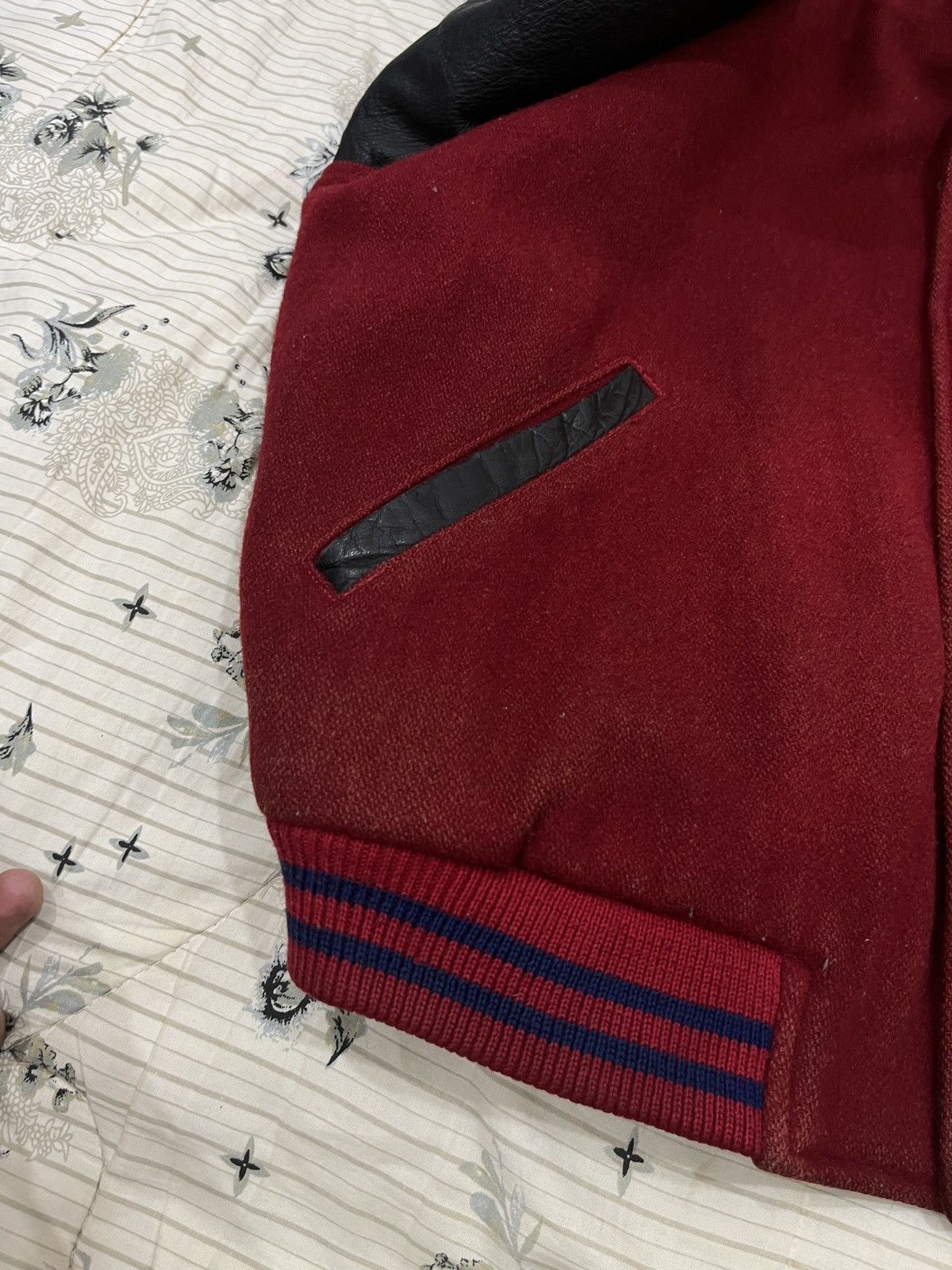 Grailed (Jjj)VINTAGE O HENRY HYPEBEAST VARSITY LEATHER SLEEVE JACKET Size US M / EU 48-50 / 2 - 12 Thumbnail