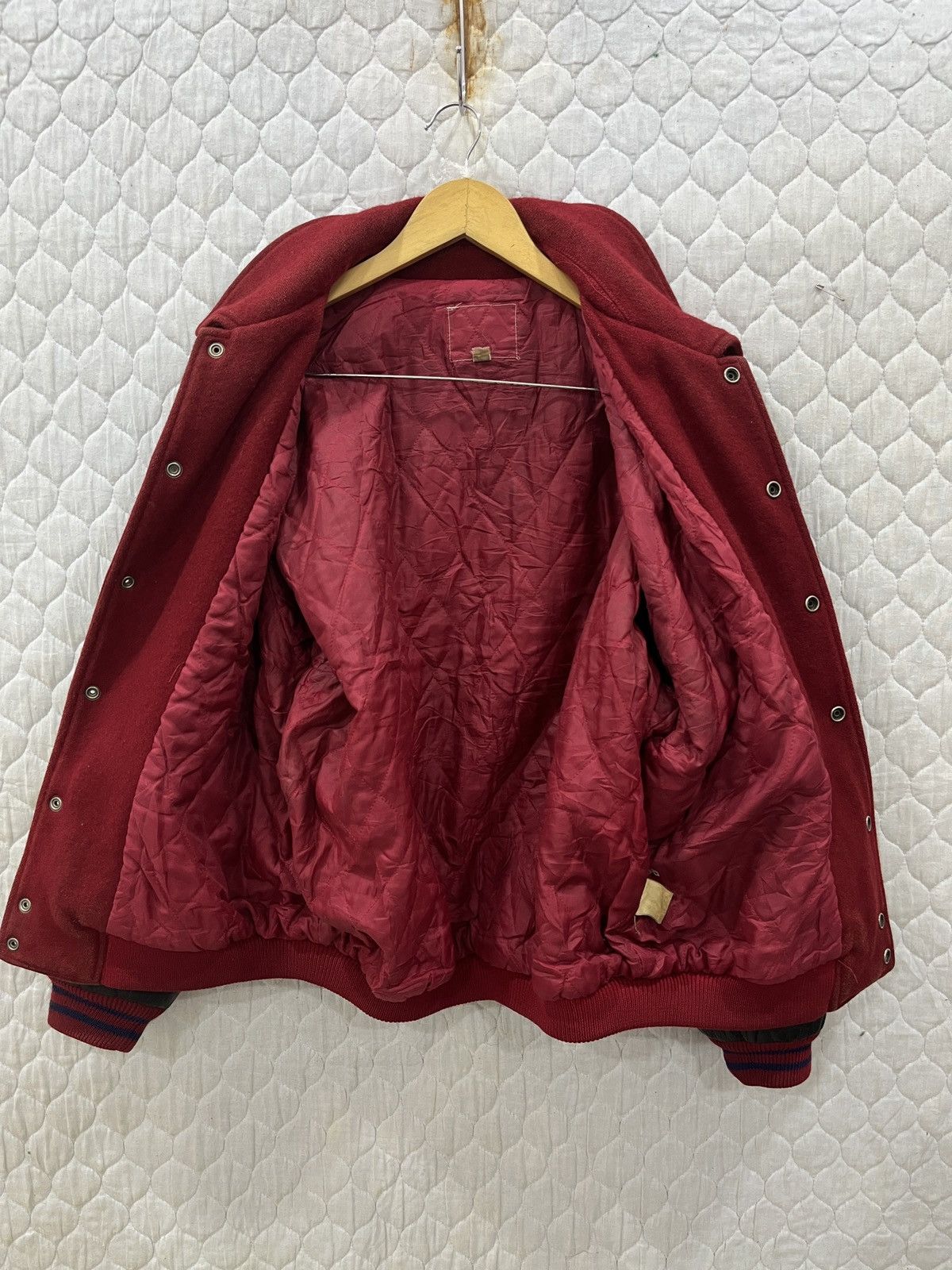 Grailed (Jjj)VINTAGE O HENRY HYPEBEAST VARSITY LEATHER SLEEVE JACKET Size US M / EU 48-50 / 2 - 6 Thumbnail