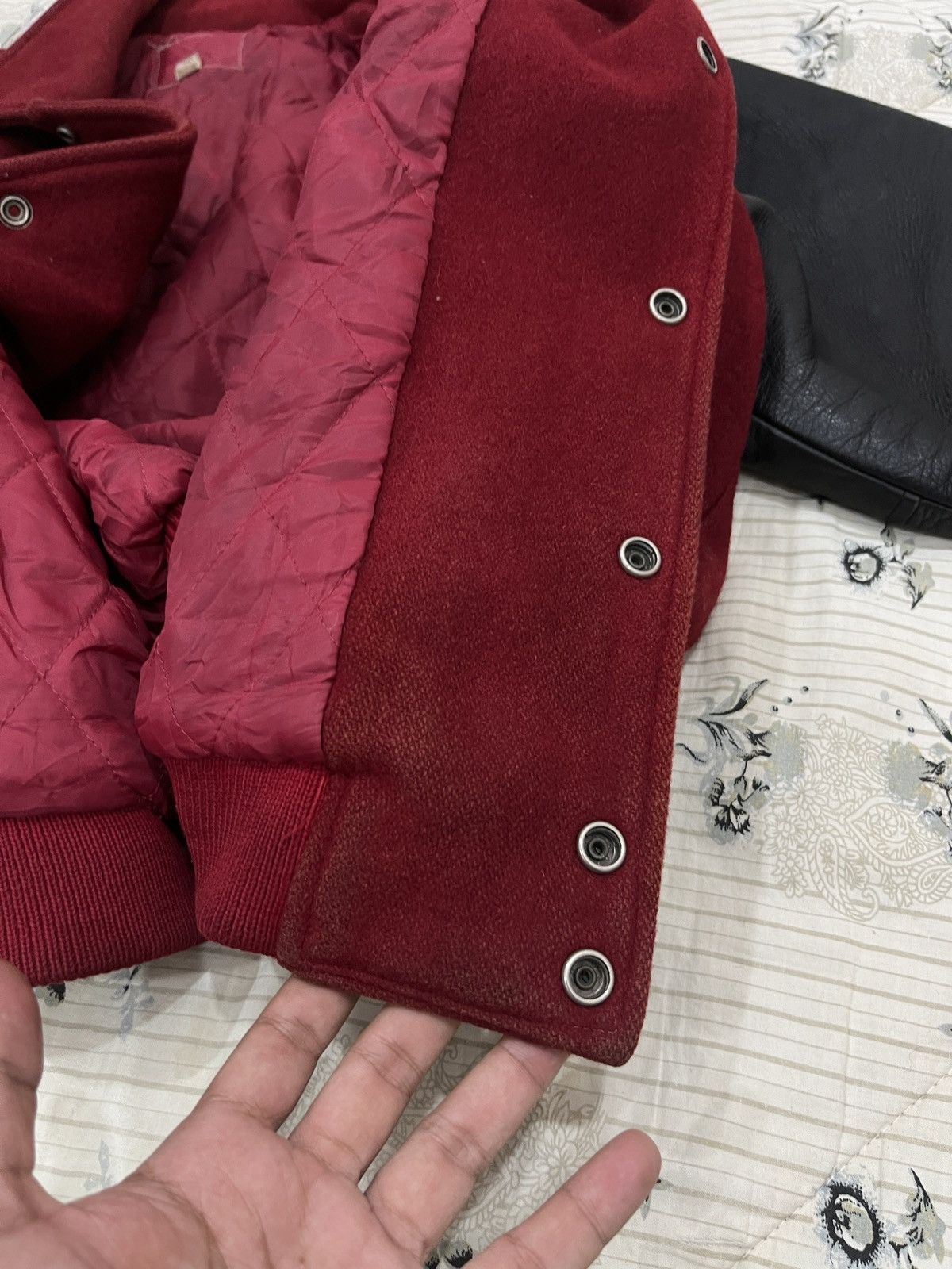 Grailed (Jjj)VINTAGE O HENRY HYPEBEAST VARSITY LEATHER SLEEVE JACKET Size US M / EU 48-50 / 2 - 15 Thumbnail