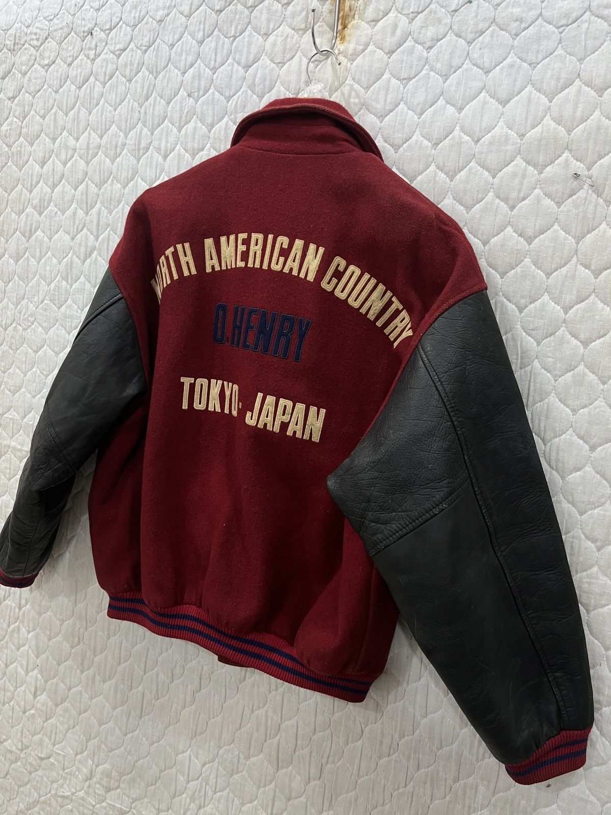 Grailed (Jjj)VINTAGE O HENRY HYPEBEAST VARSITY LEATHER SLEEVE JACKET Size US M / EU 48-50 / 2 - 2 Thumbnail