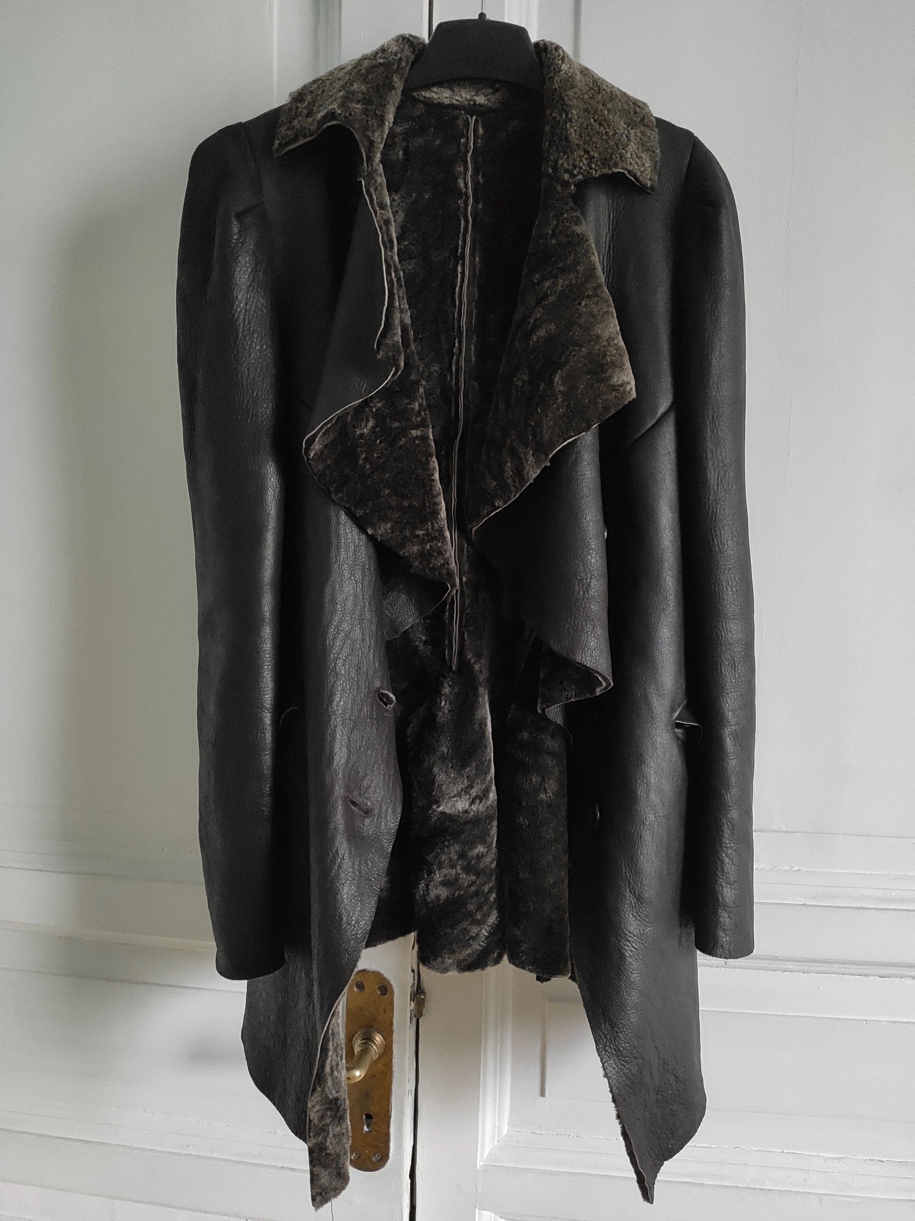 Vivienne Westwood ANGLOMANIA sheepskin coat.Like Gaultier or John Galliano Size M / US 6-8 / IT 42-44 - 2 Thumbnail