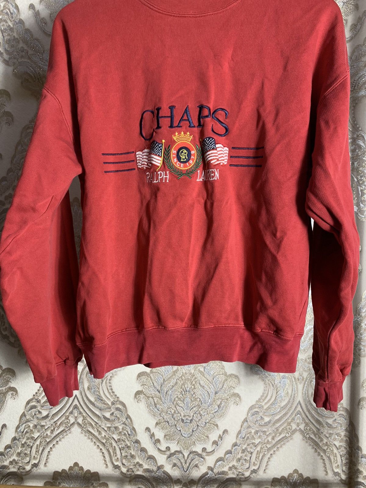 Chaps Ralph Lauren × Polo Ralph Lauren × Vintage Vintage Chaps Ralph Lauren Big Logo Sweatshirt Rare Y2K Hype Size US S / EU 44-46 / 1 - 3 Thumbnail