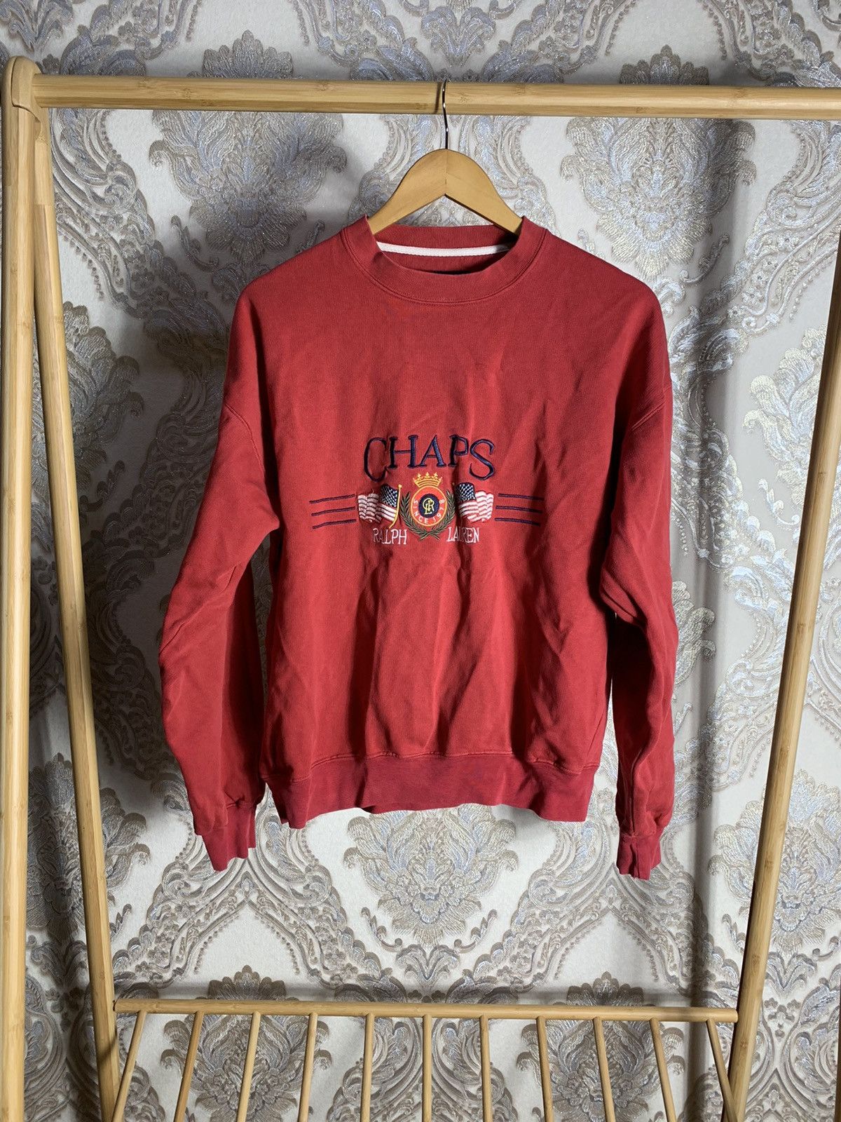 Chaps Ralph Lauren × Polo Ralph Lauren × Vintage Vintage Chaps Ralph Lauren Big Logo Sweatshirt Rare Y2K Hype Size US S / EU 44-46 / 1 - 1 Thumbnail